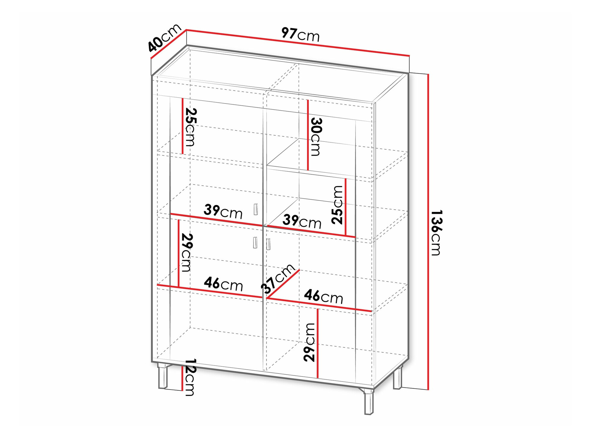 Estantería Mormavu 105 (Mate blanco)