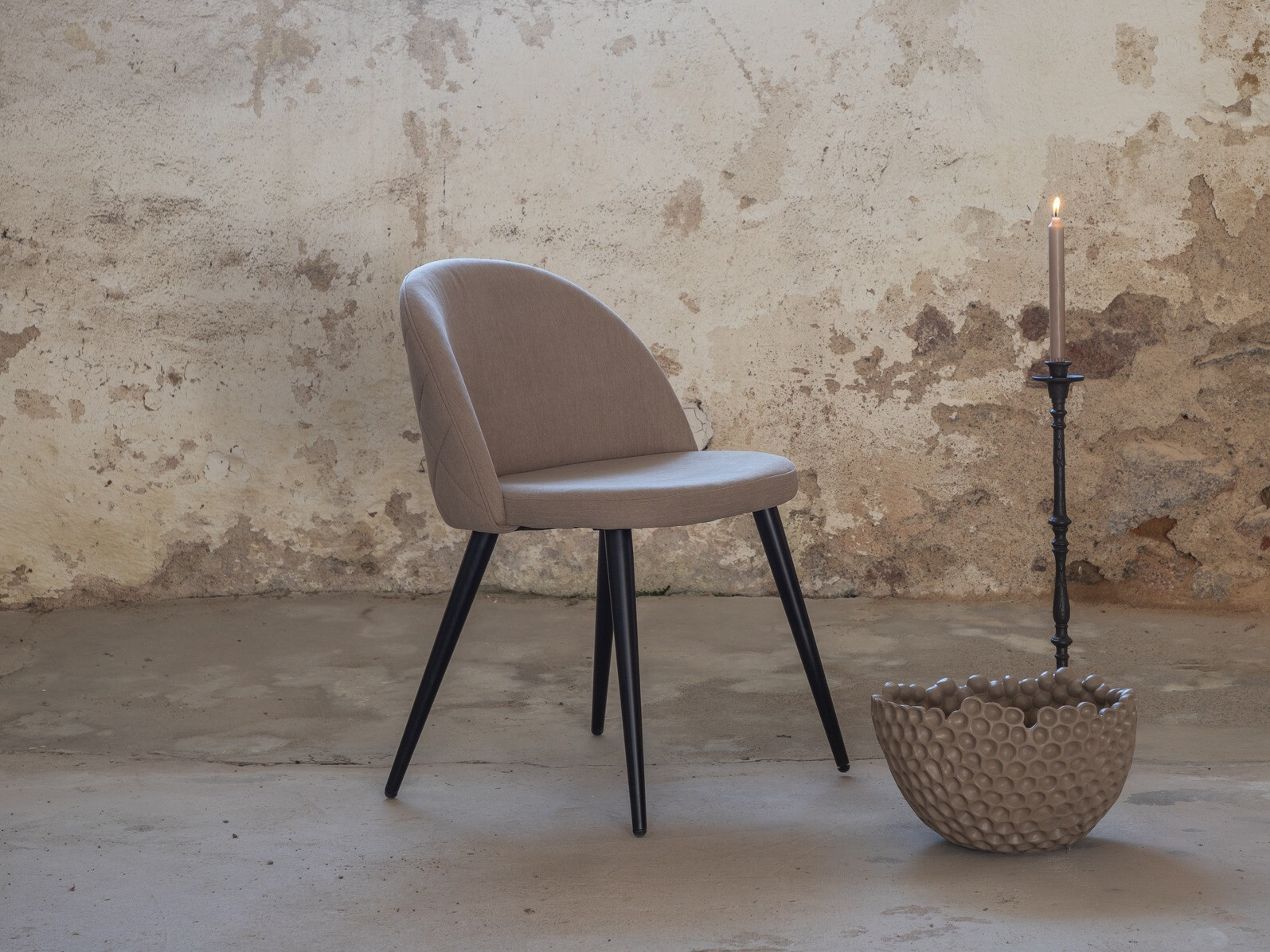 Silla Dallas 2640 (Beige + Negro)