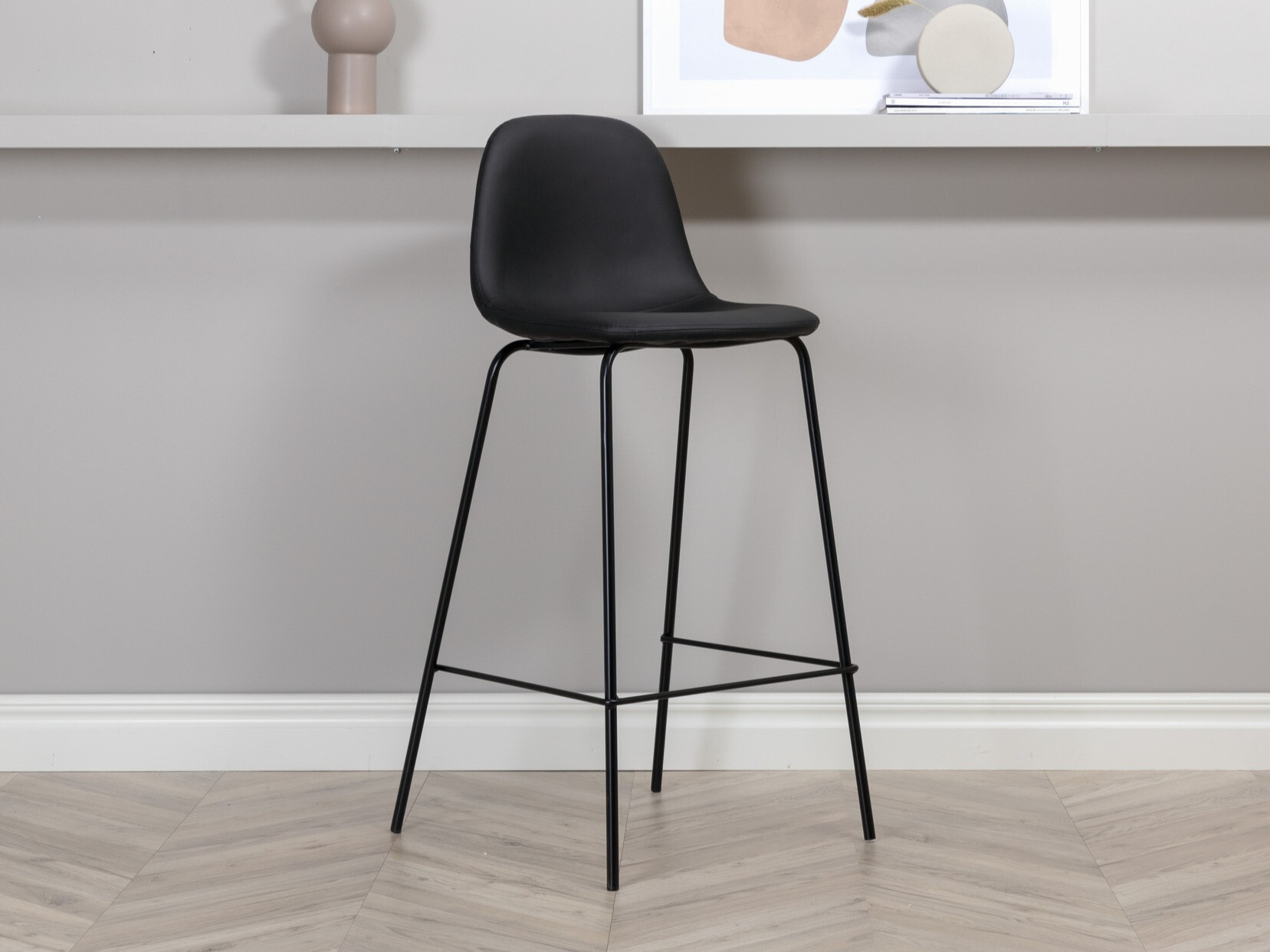 Silla de barra Dallas 2643 (Negro)
