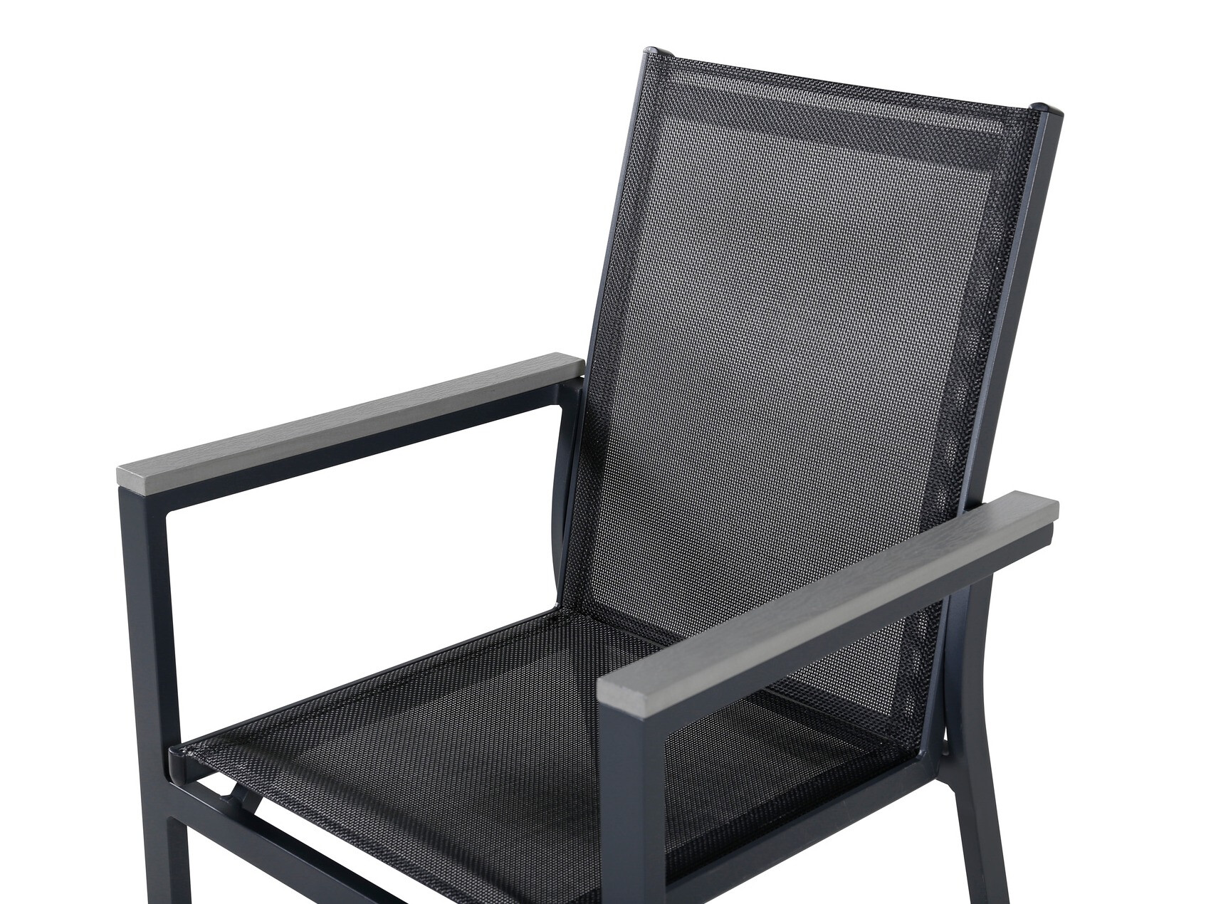 Silla para exterior Dallas 2775 (Negro + Gris)
