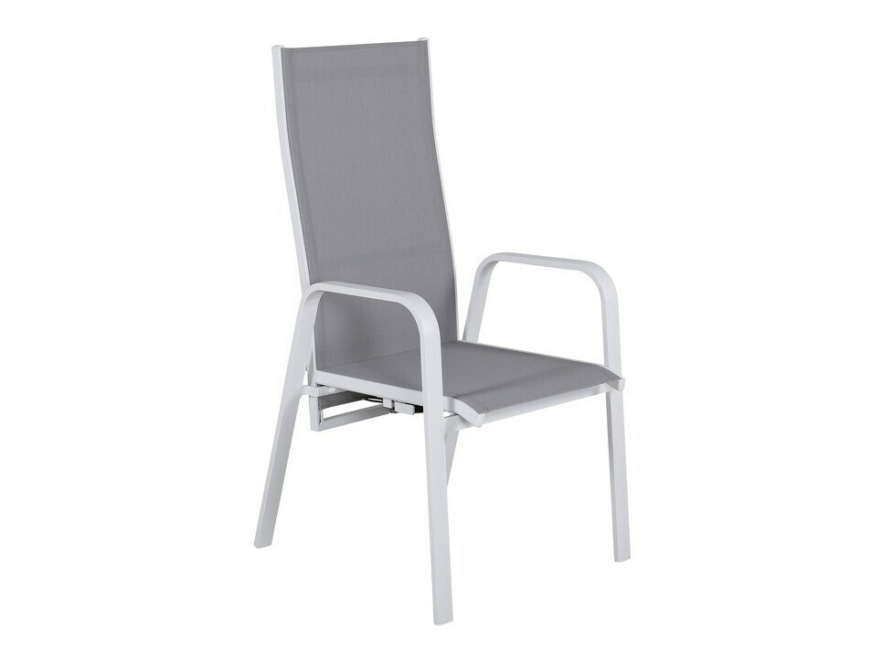 Silla para exterior Dallas 2776 (Blanco + Gris)