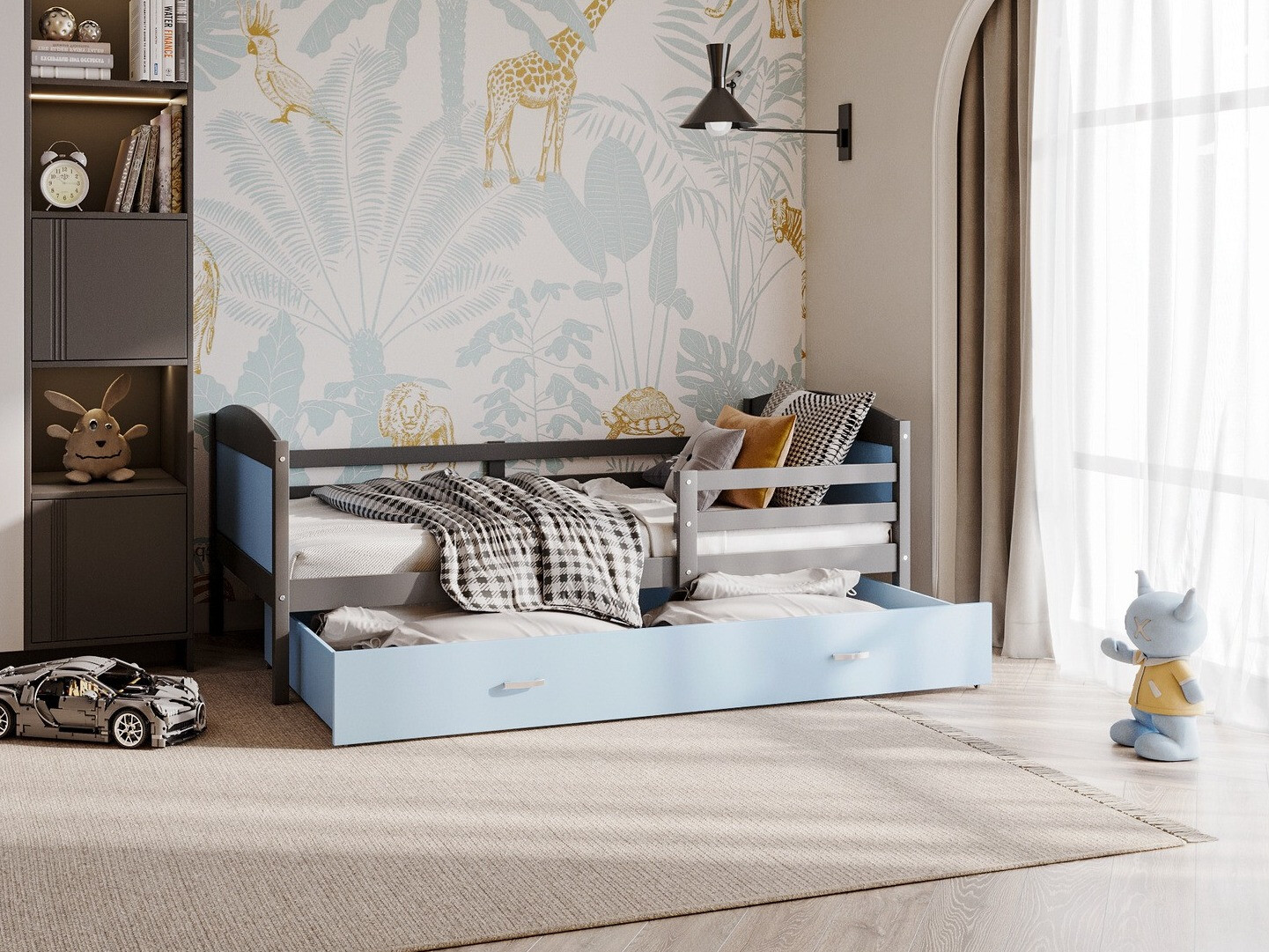 Cama Aurora 129 (Gris)