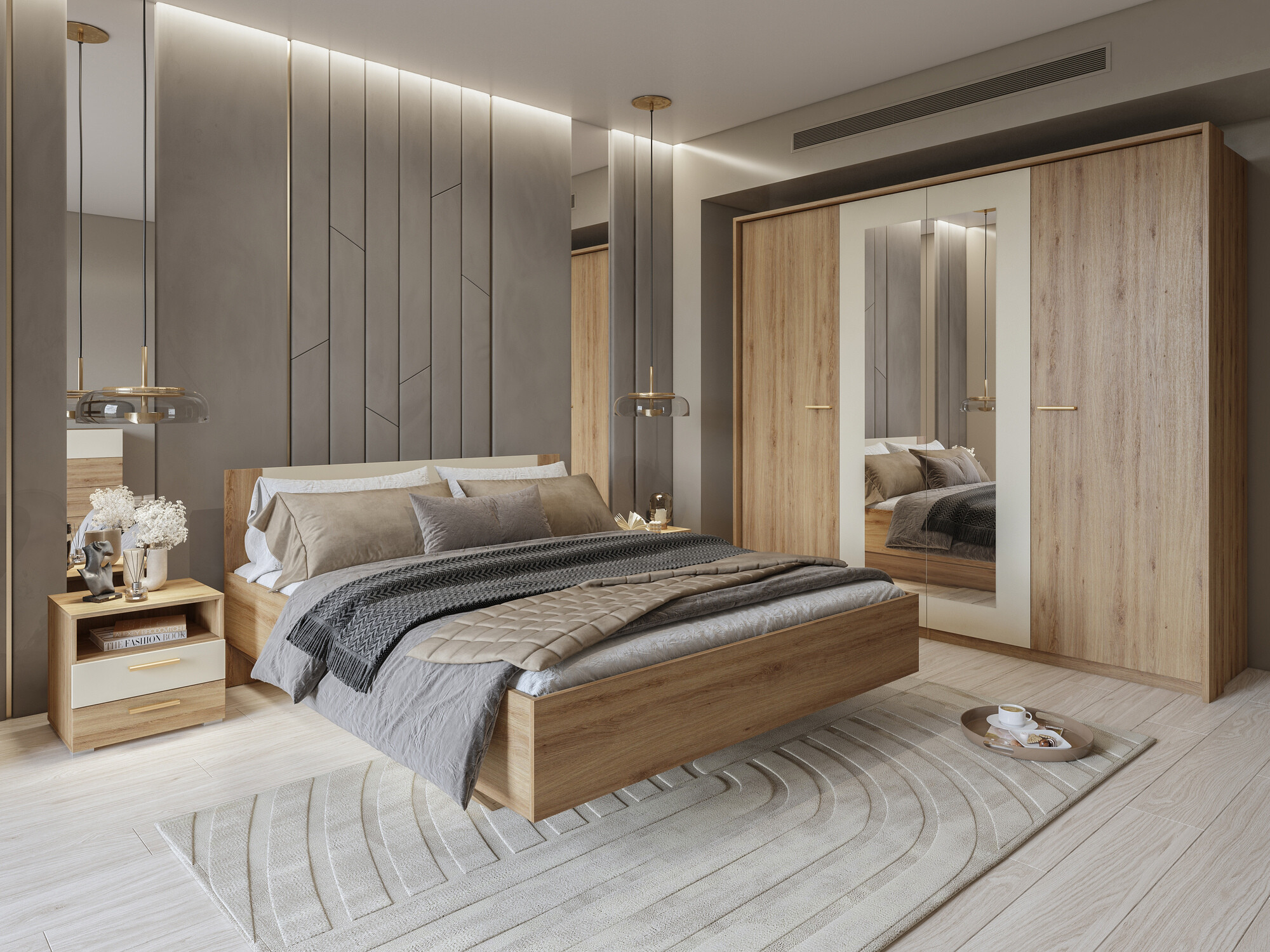 Conjunto de dormitorio Mirsevi 109