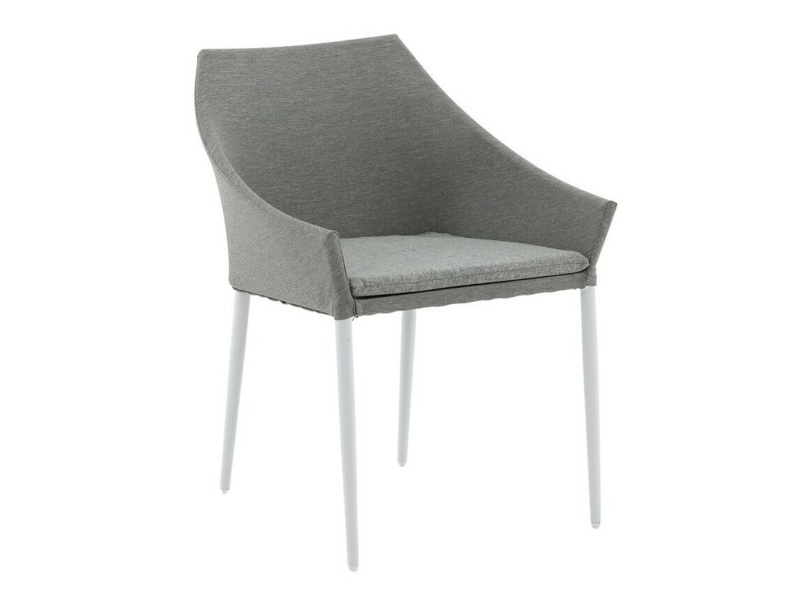 Silla para exterior Dallas 2563 (Blanco + Gris)