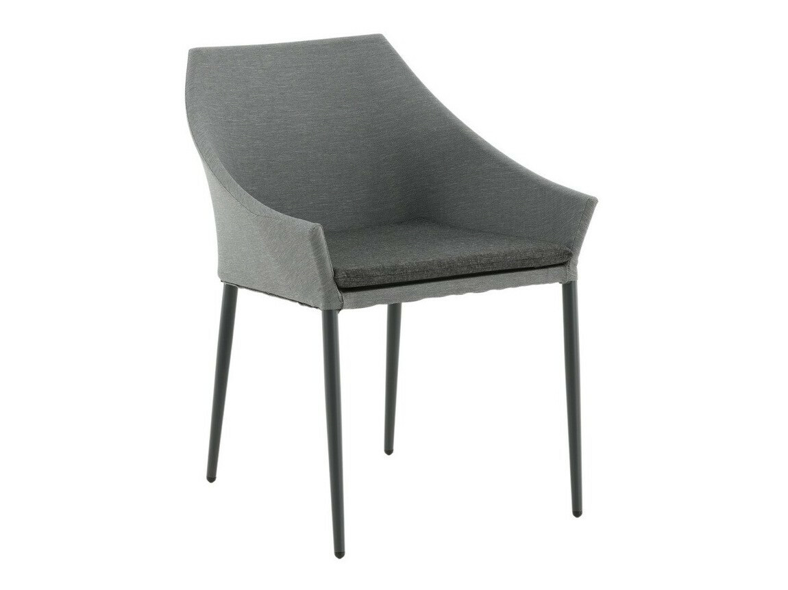 Silla para exterior Dallas 2563 (Negro + Gris)