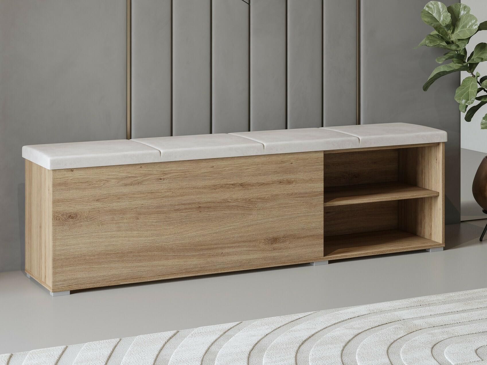 Banco tapizado Mirsevi 107