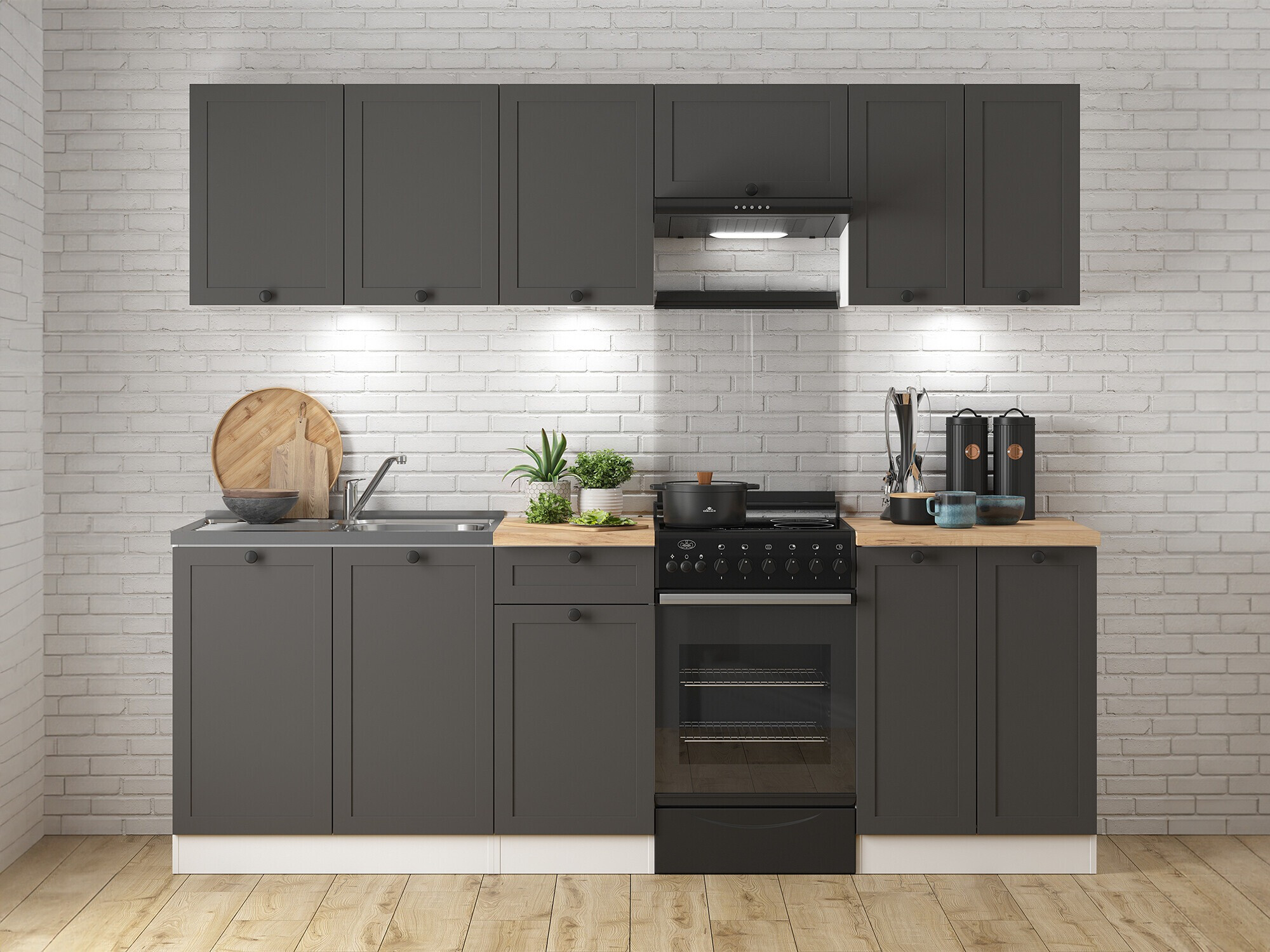 Conjunto de cocina modular Classic Grey 119
