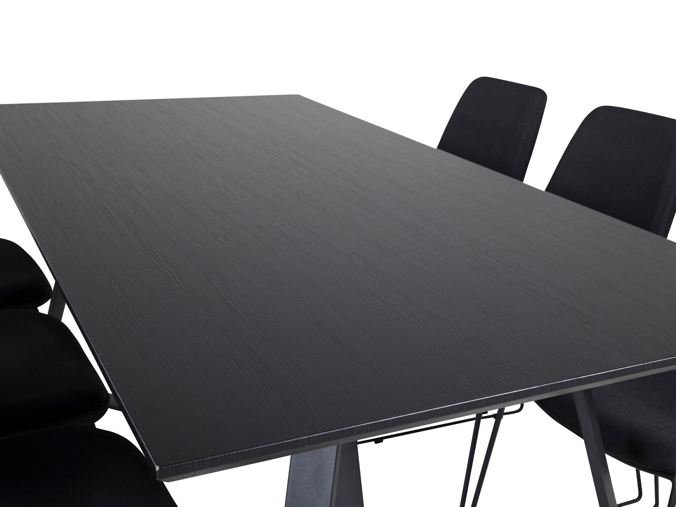 Conjunto de comedor Dallas 1972 (Negro)