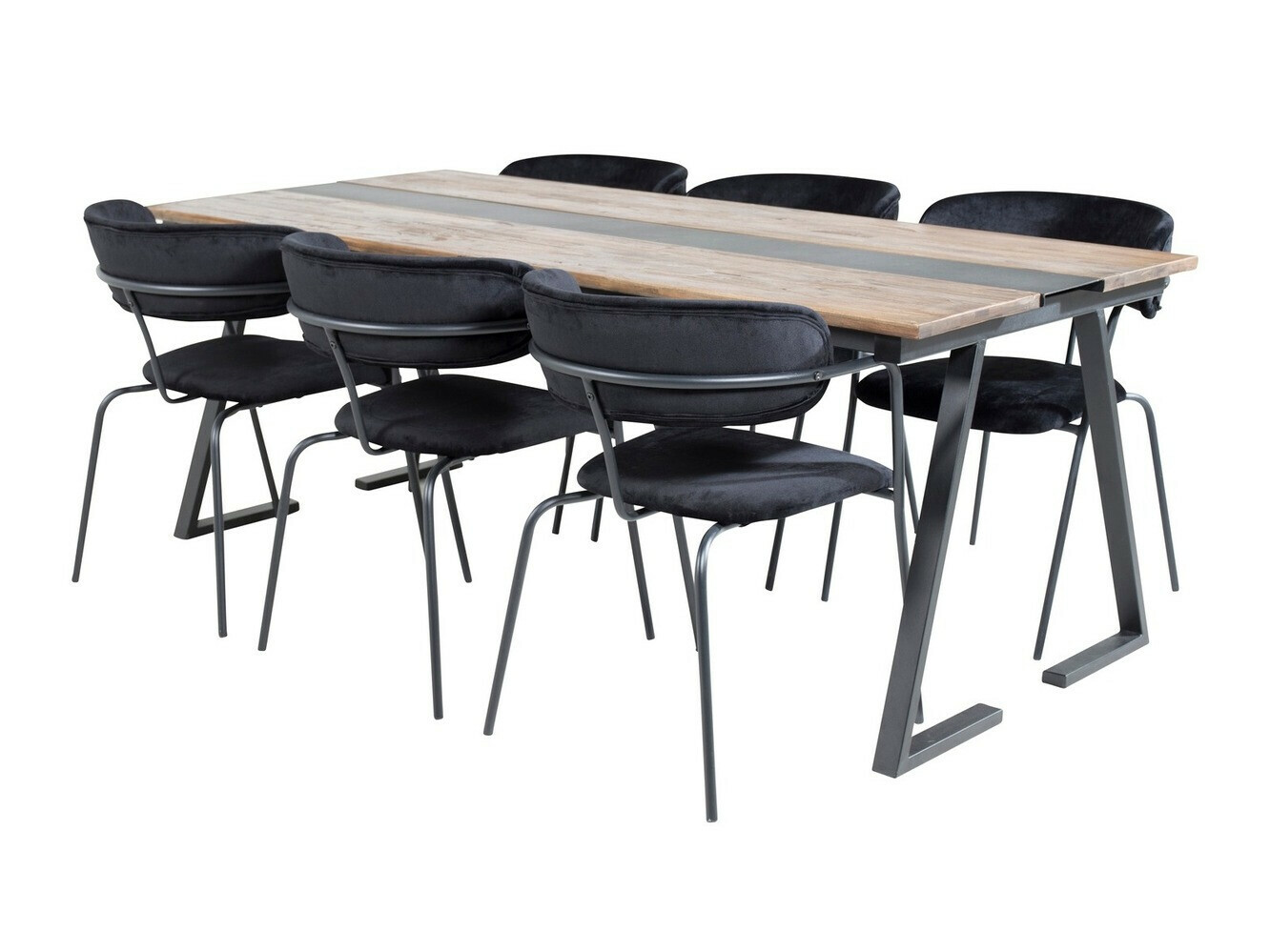 Conjunto de mesas y sillas para comedor Dallas 1942