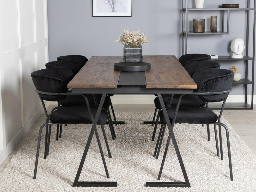 Conjunto de mesas y sillas para comedor Dallas 1942