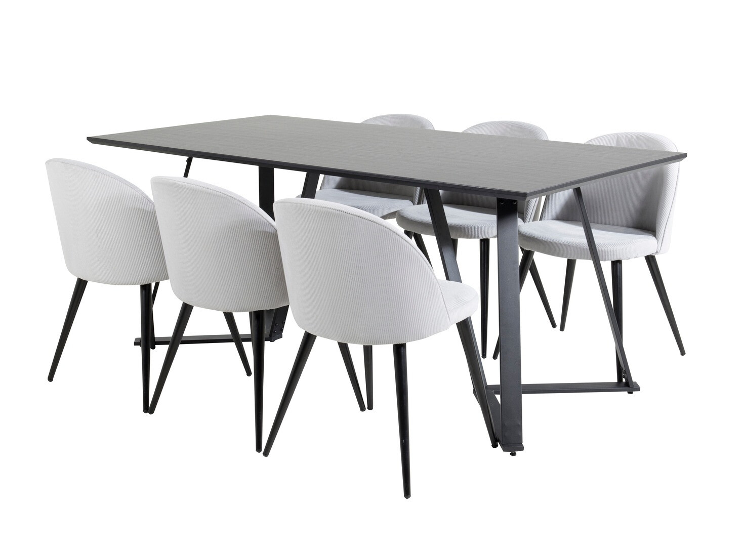 Conjunto de mesas y sillas para comedor Dallas 1962