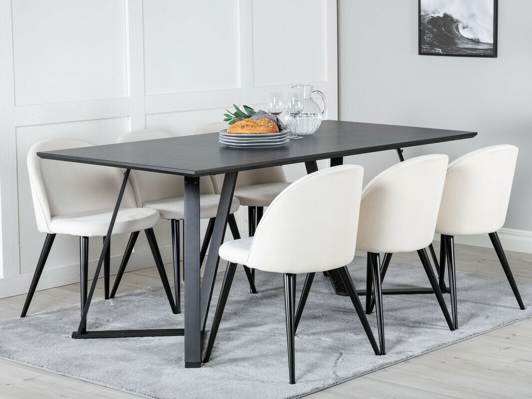Conjunto de mesas y sillas para comedor Dallas 1962