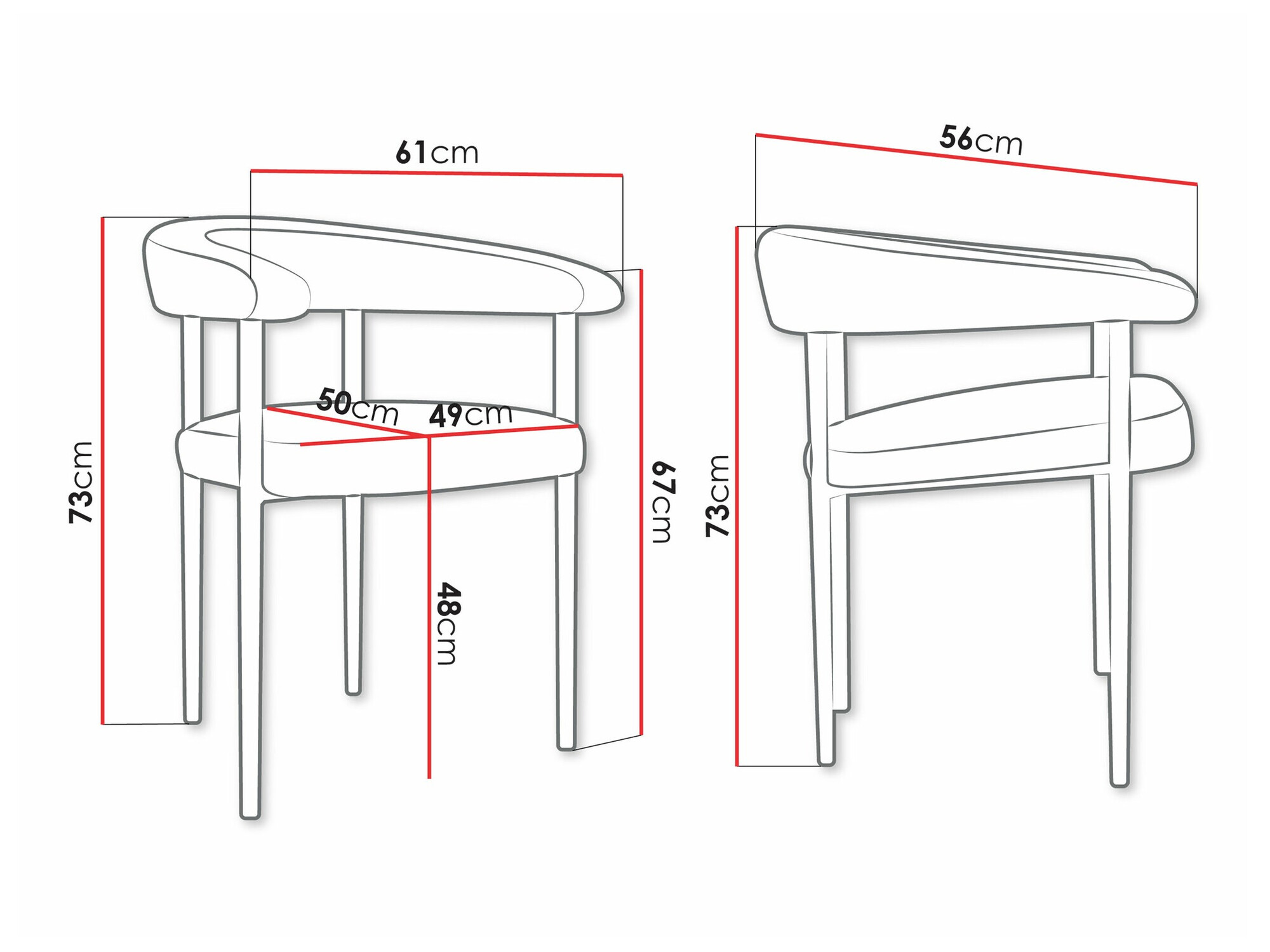 Silla Jackson 110 (Magic Velvet 2209)