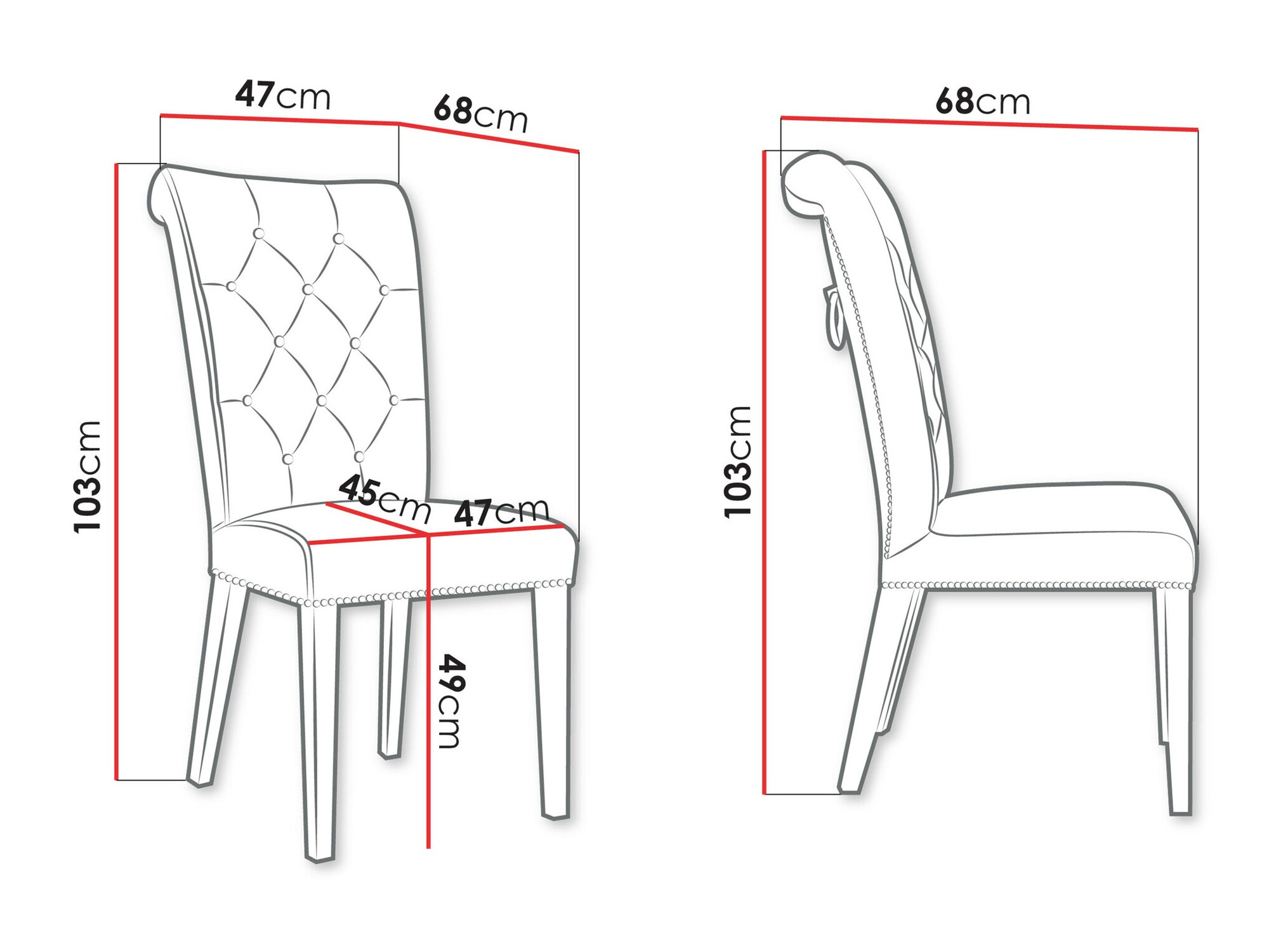 Silla Jackson 111 (Magic Velvet 2258)