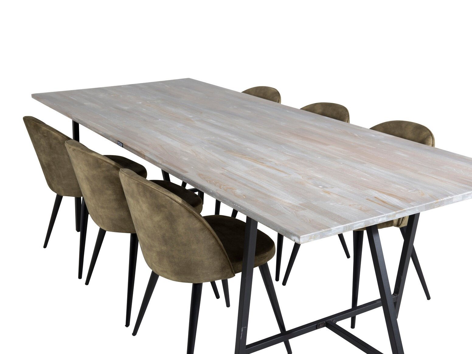 Conjunto de comedor Dallas 1599 (Verde polvoriento)
