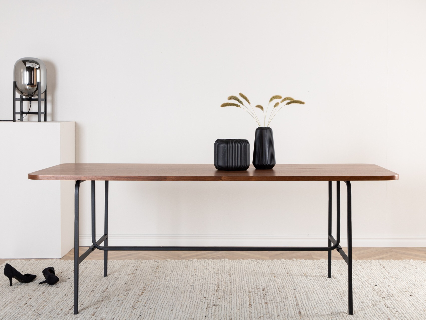 Mesa Dallas 1717 (Nuez + Negro)