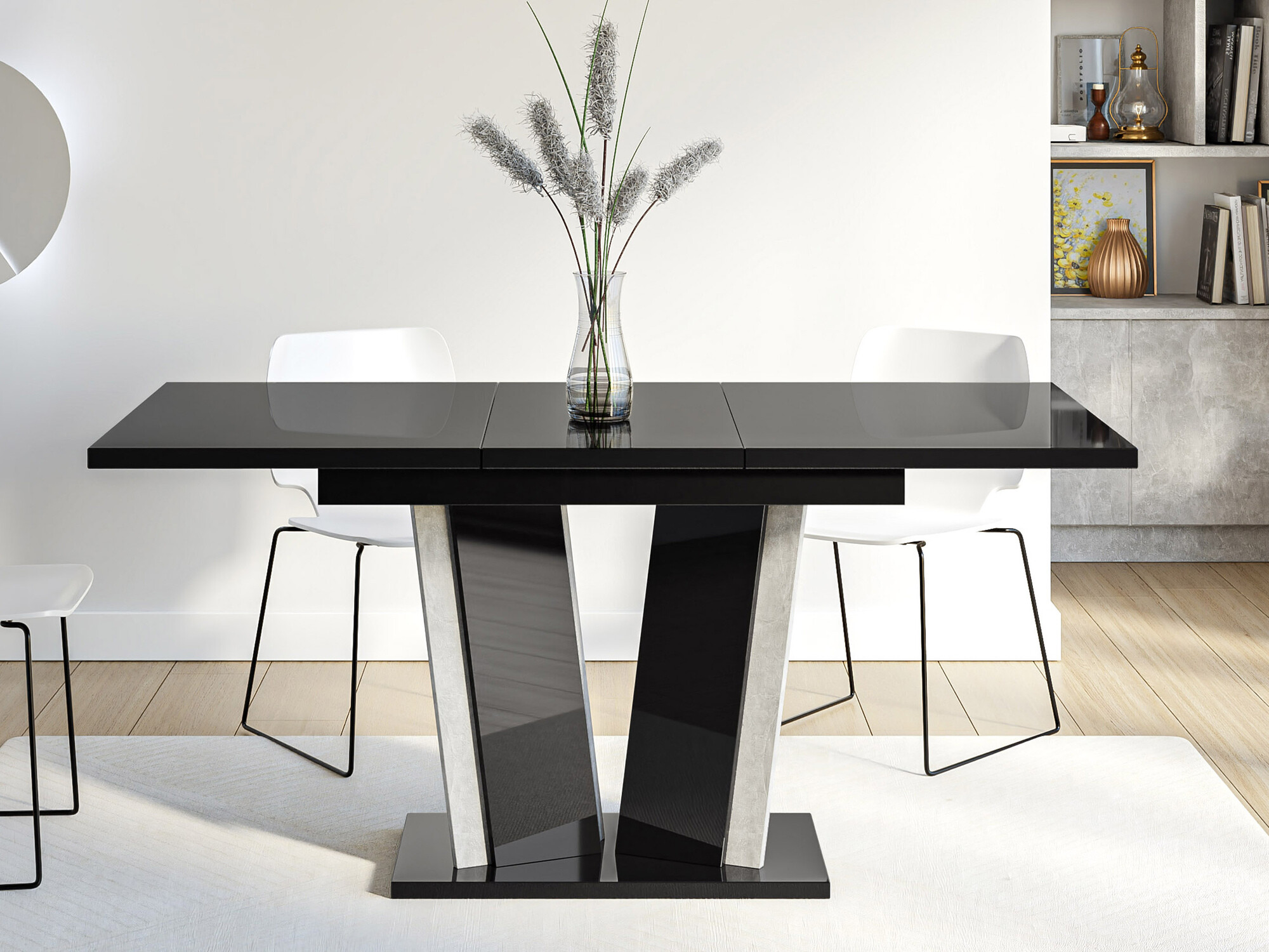 Mesa Goodyear 130 (Blanco brillante)