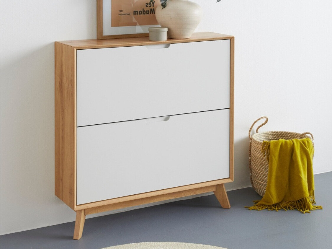 Zapatero Dorvou 106 (Blanco + Roble)