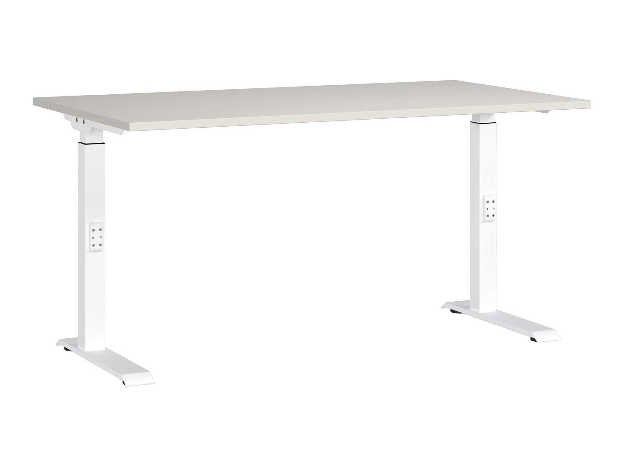 Mesa de oficina Sacramento 419 (Gris claro + Blanco)