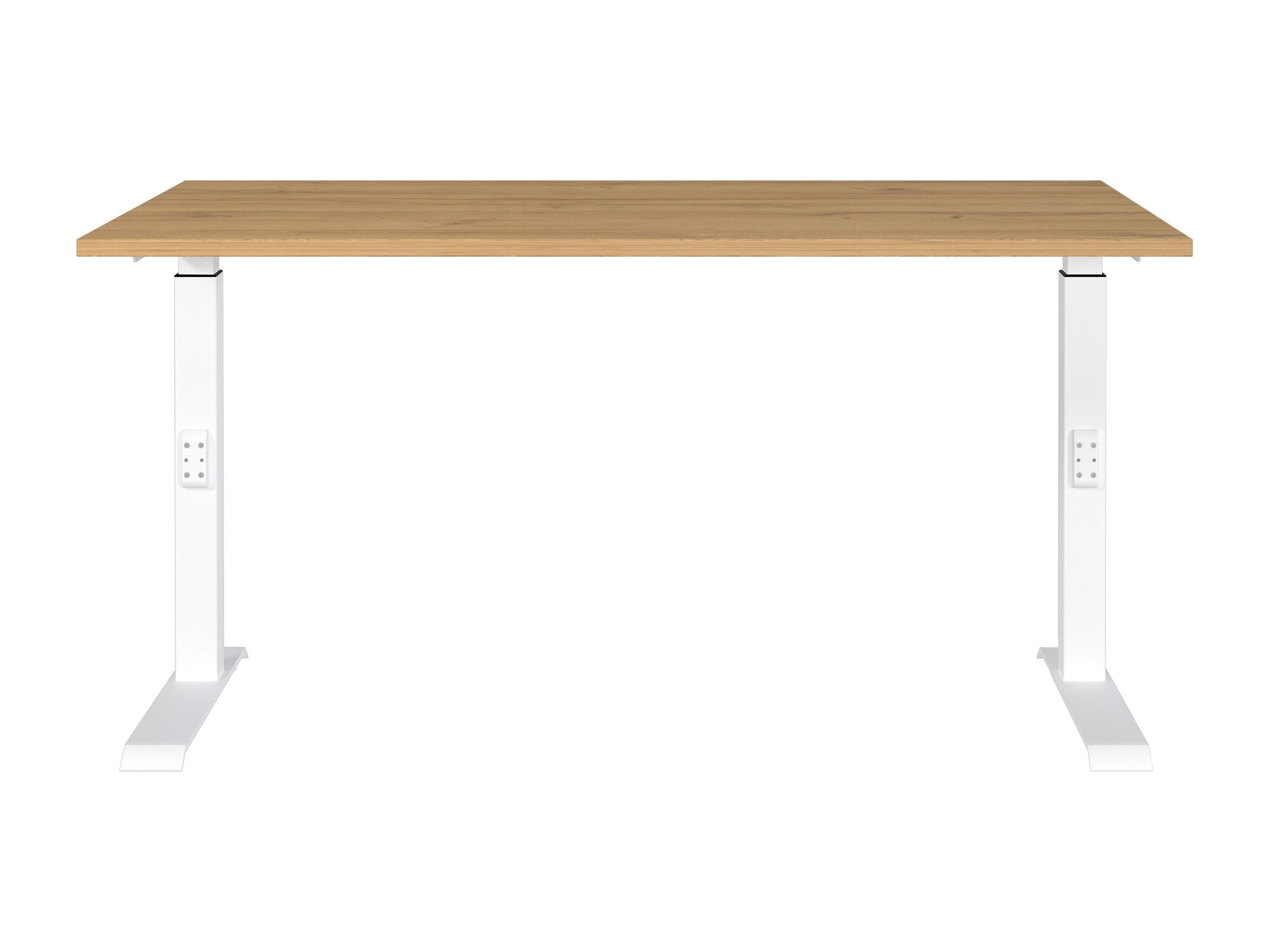 Mesa de oficina Sacramento 419 (Roble nieto + Blanco)