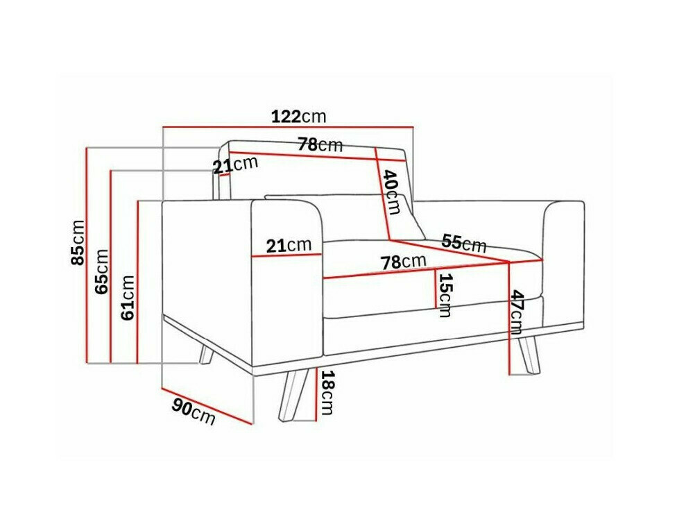 Sillón Floromo 109 (Melva 02)