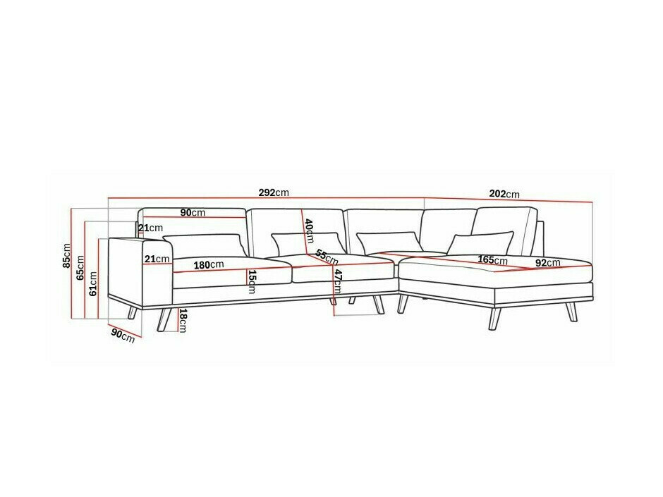 Sofá rinconero Floromo 106 (Monolith 37)