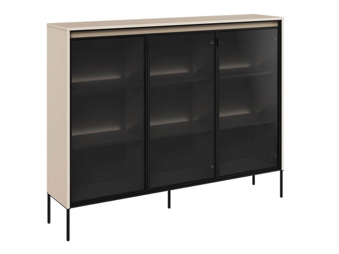 Aparador Fernolu 108 (Beige + Negro)