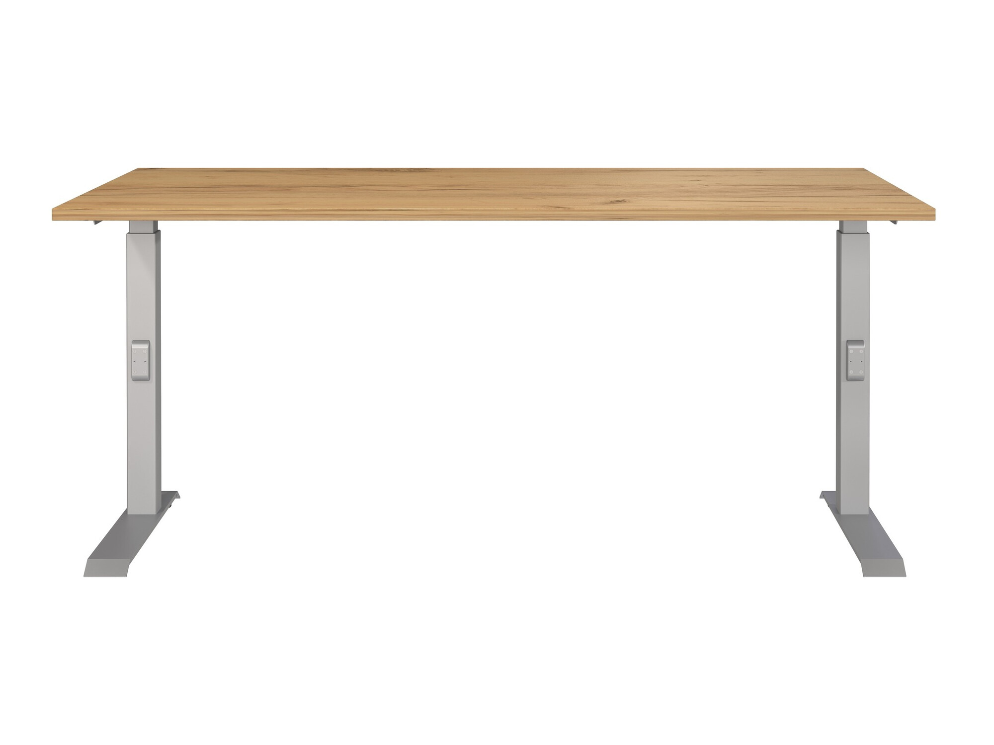 Mesa de oficina Sacramento 421 (Navarra roble + Plata)