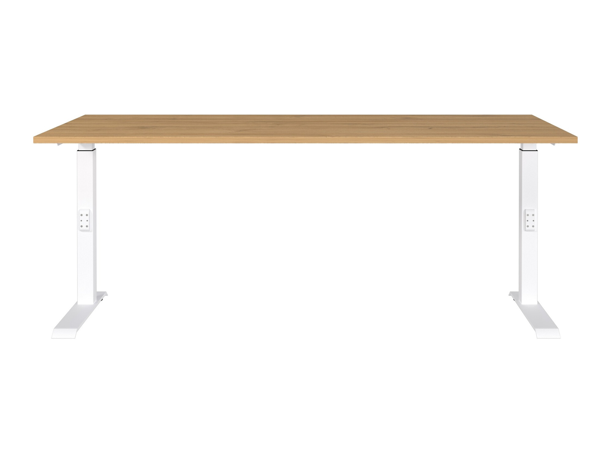 Mesa de oficina Sacramento 422 (Roble nieto + Blanco)