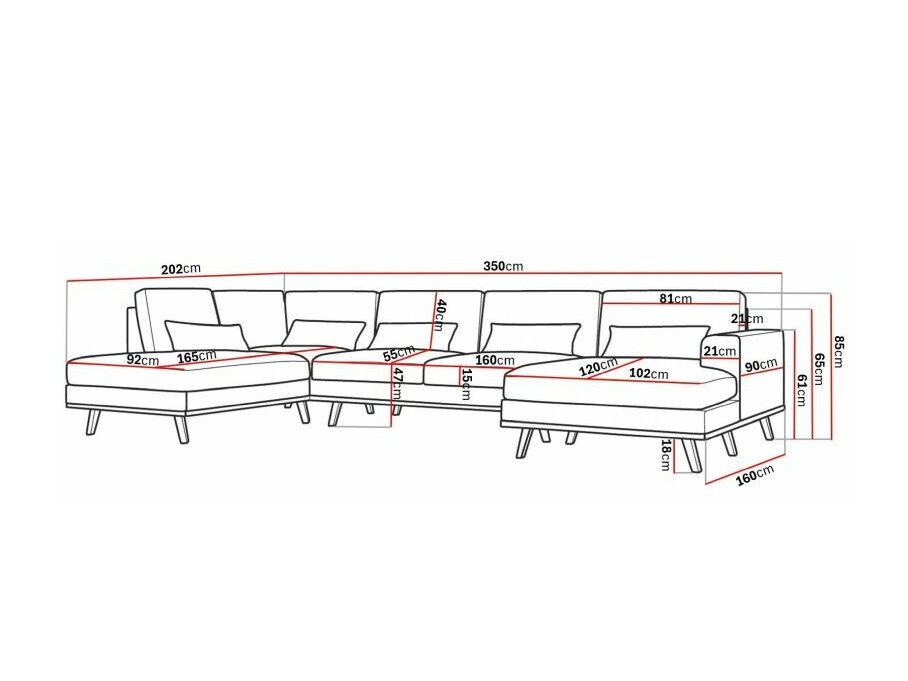 Sofá rinconero Floromo 101 (Monolith 77)