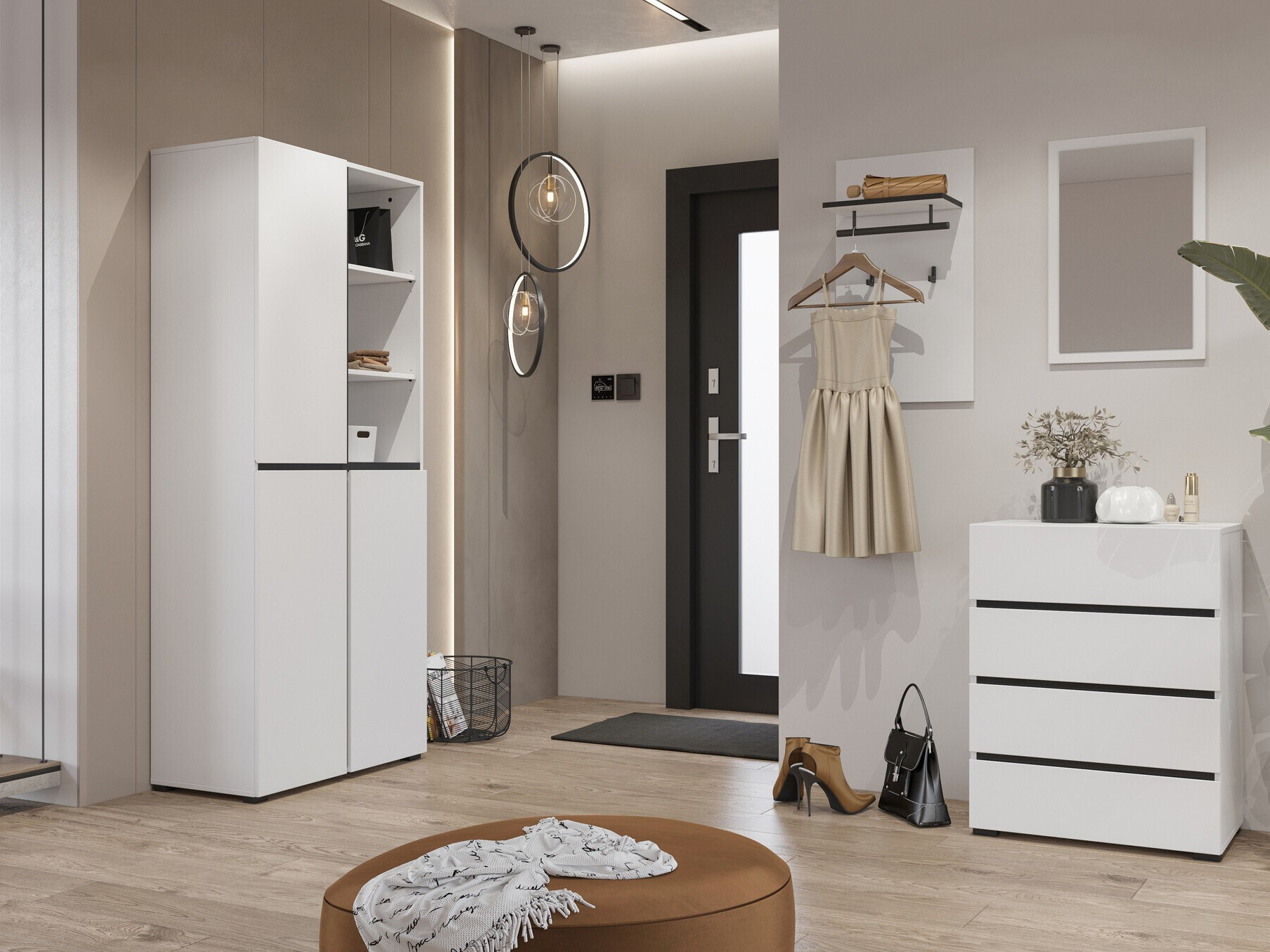 Estante para zapatos Alfere 116 (Blanco)