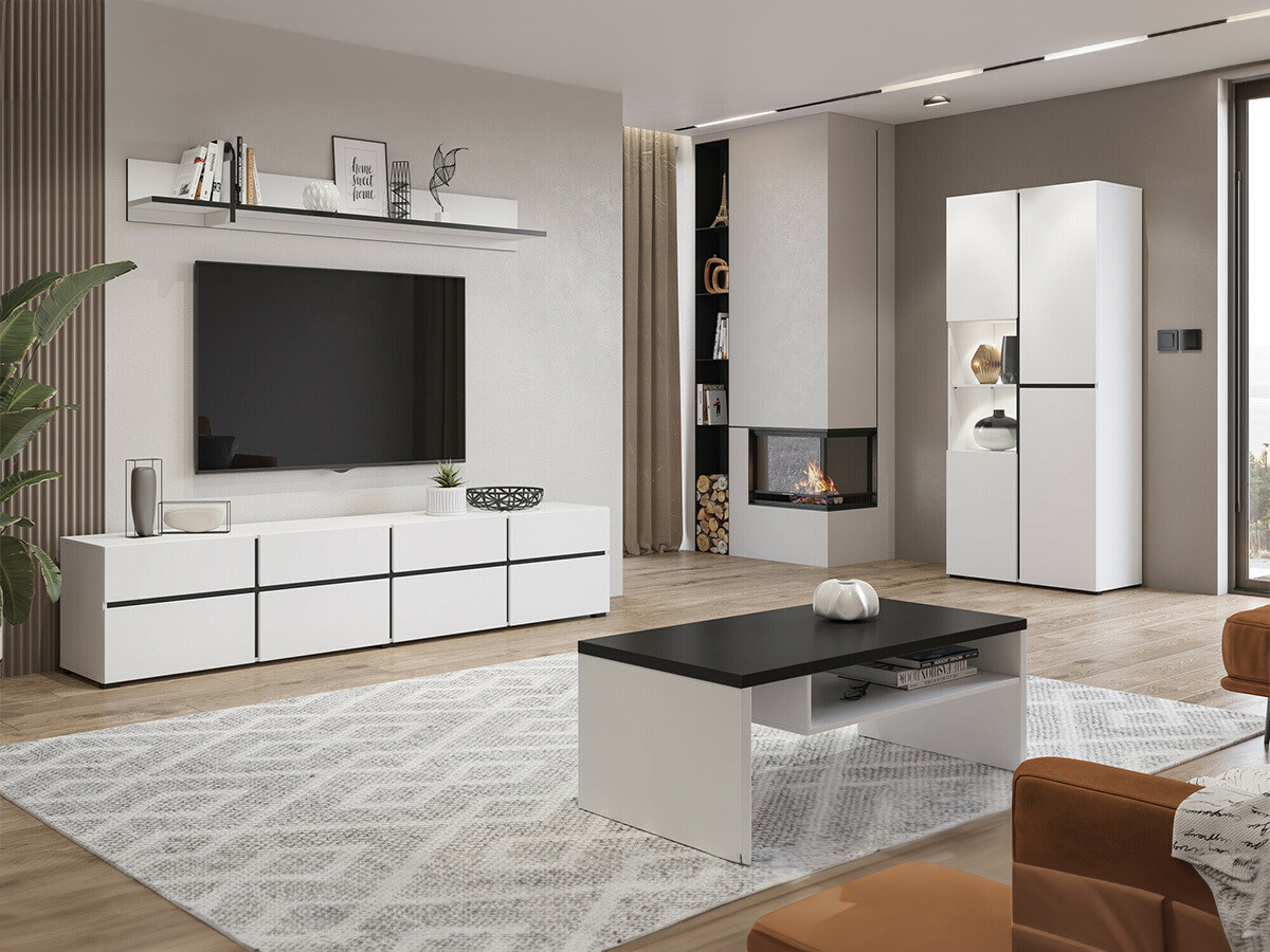 Estantería de pared Alfere 109 (Blanco)