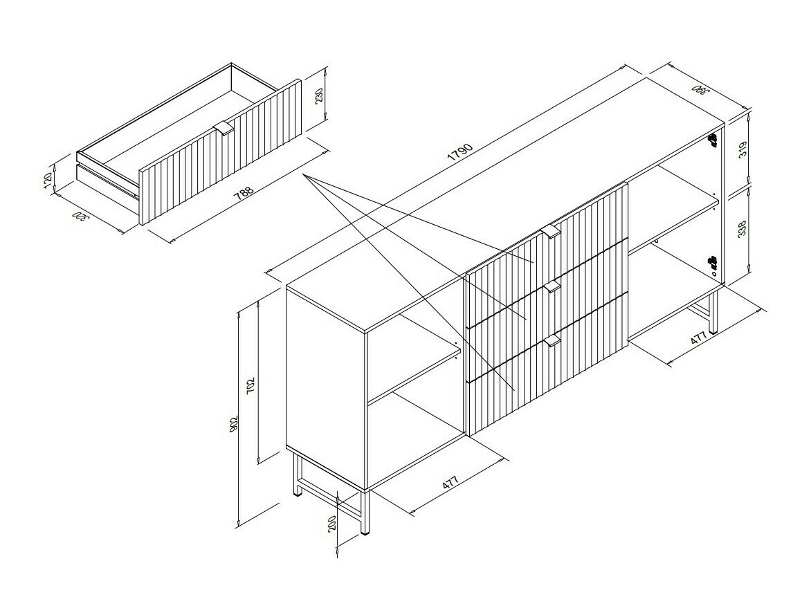 Conjunto de salón Findlay 230