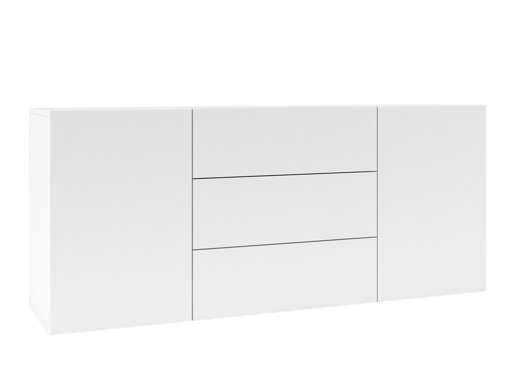 Cómoda Revmiru 103 (Blanco + Roble wotan)