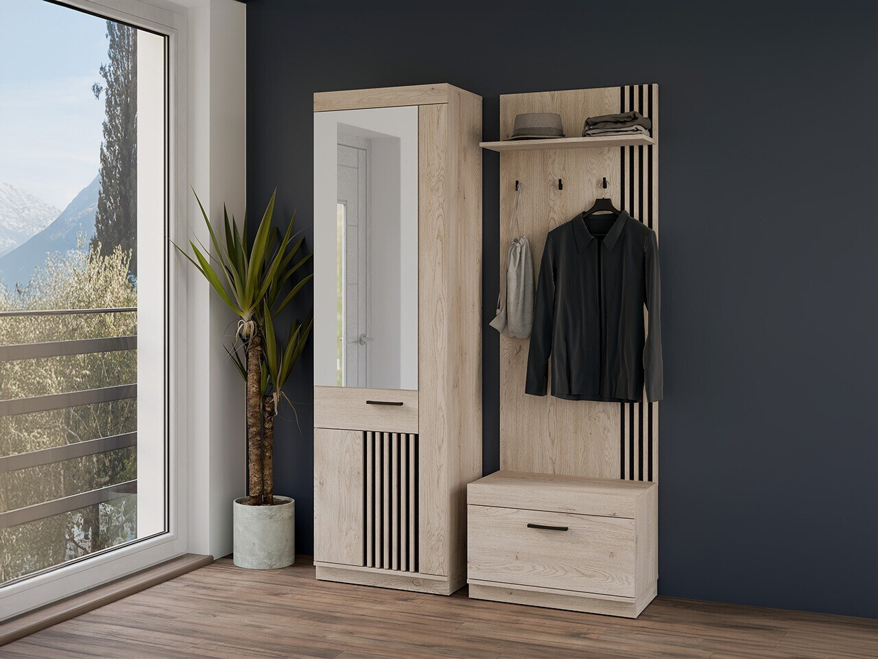 Conjunto para recibidor Sermelu 122