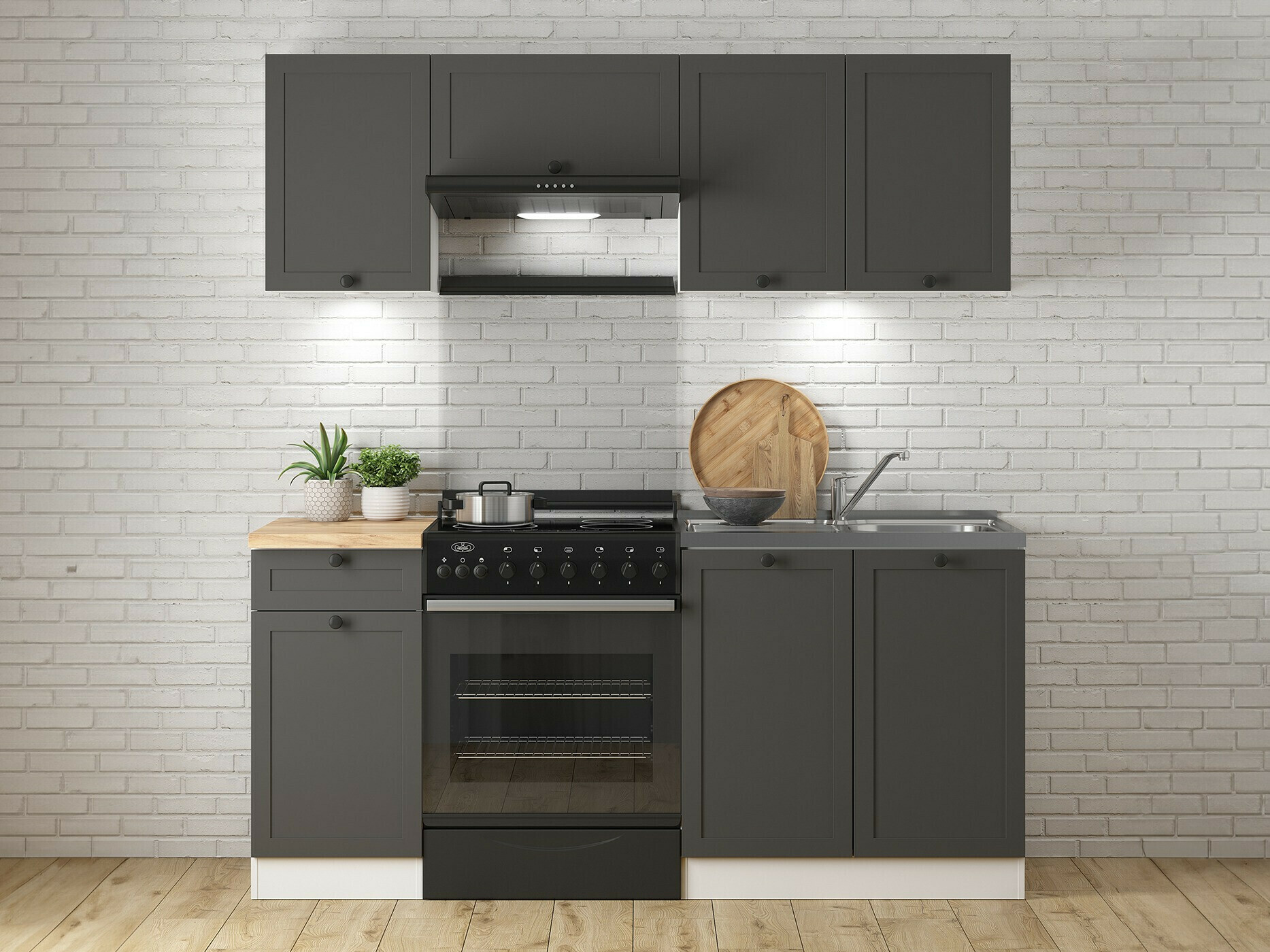 Armario de pared modular Classic Grey 110