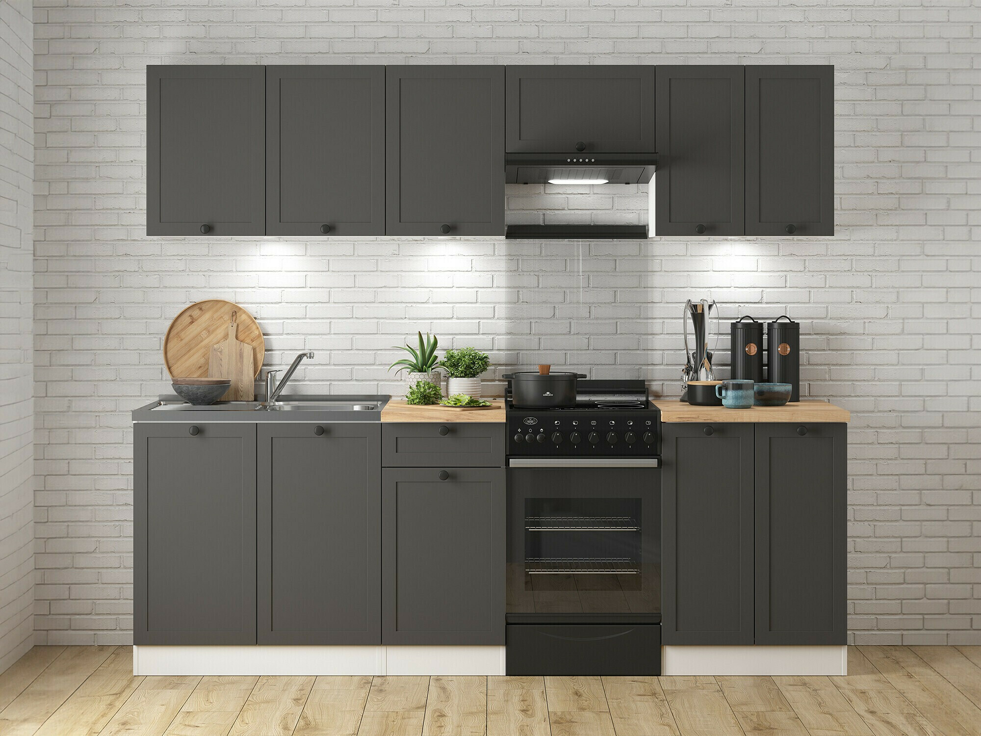 Armario de pared modular Classic Grey 110