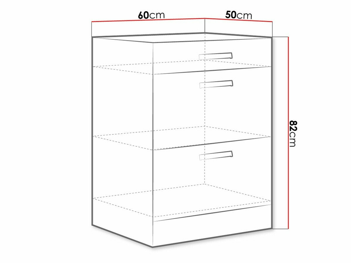 Mueble modular con cajones Multi Grey 105