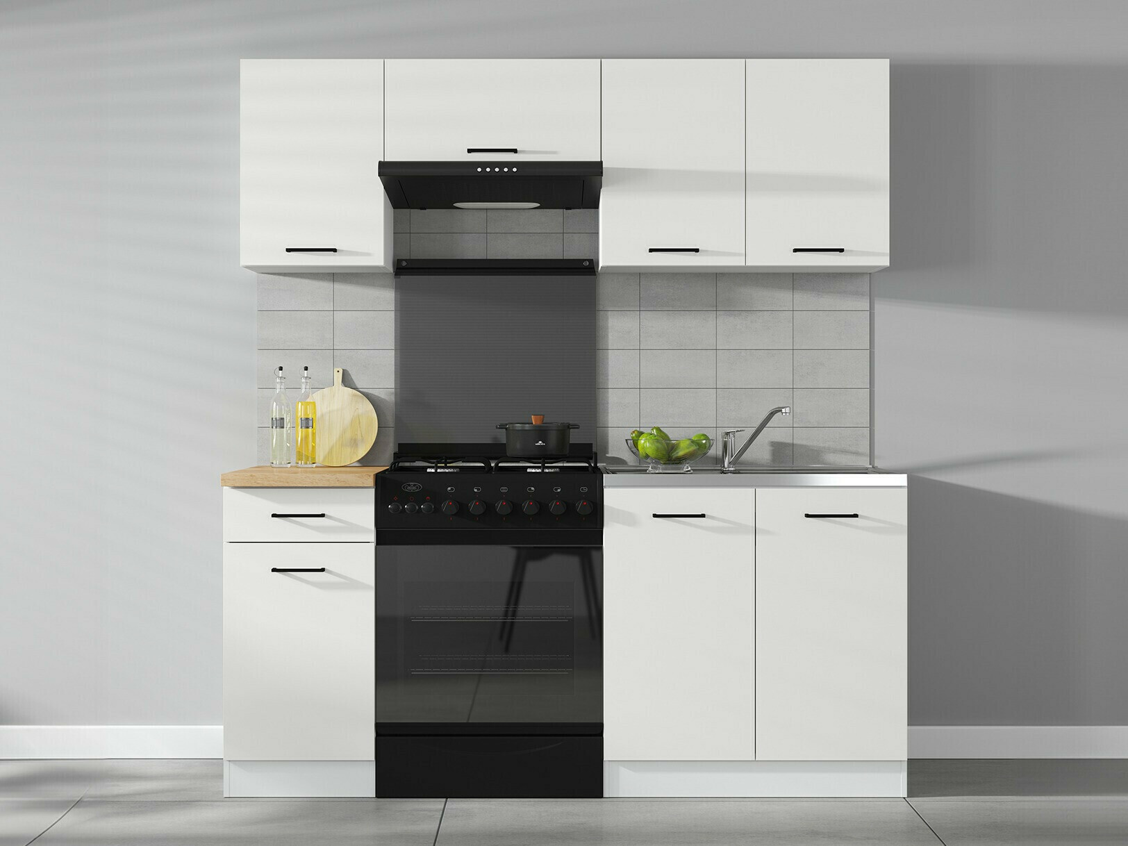 Armario de pared modular Line White 111