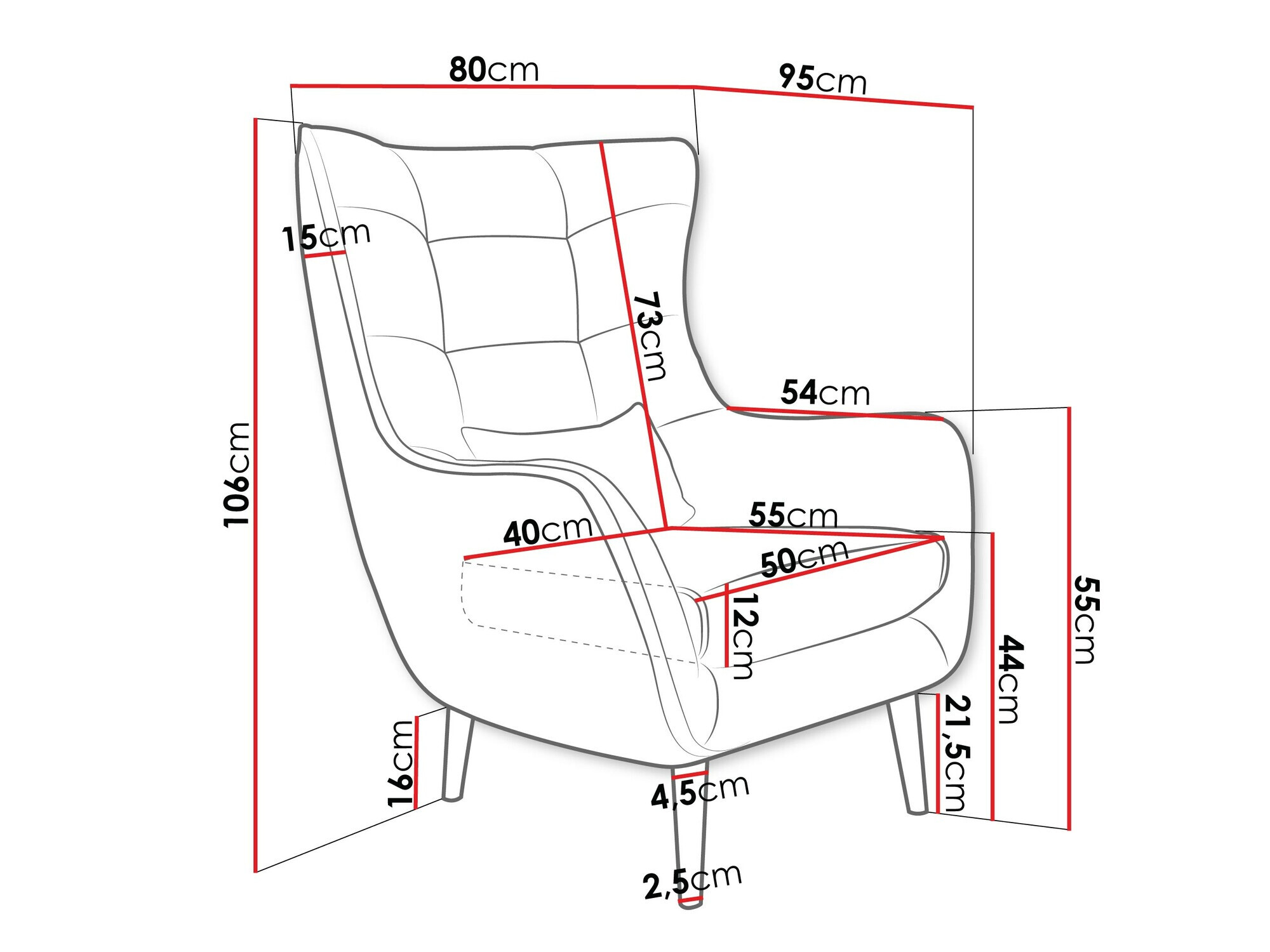 Sillón Comfivo Ulmus III (Poso 02)