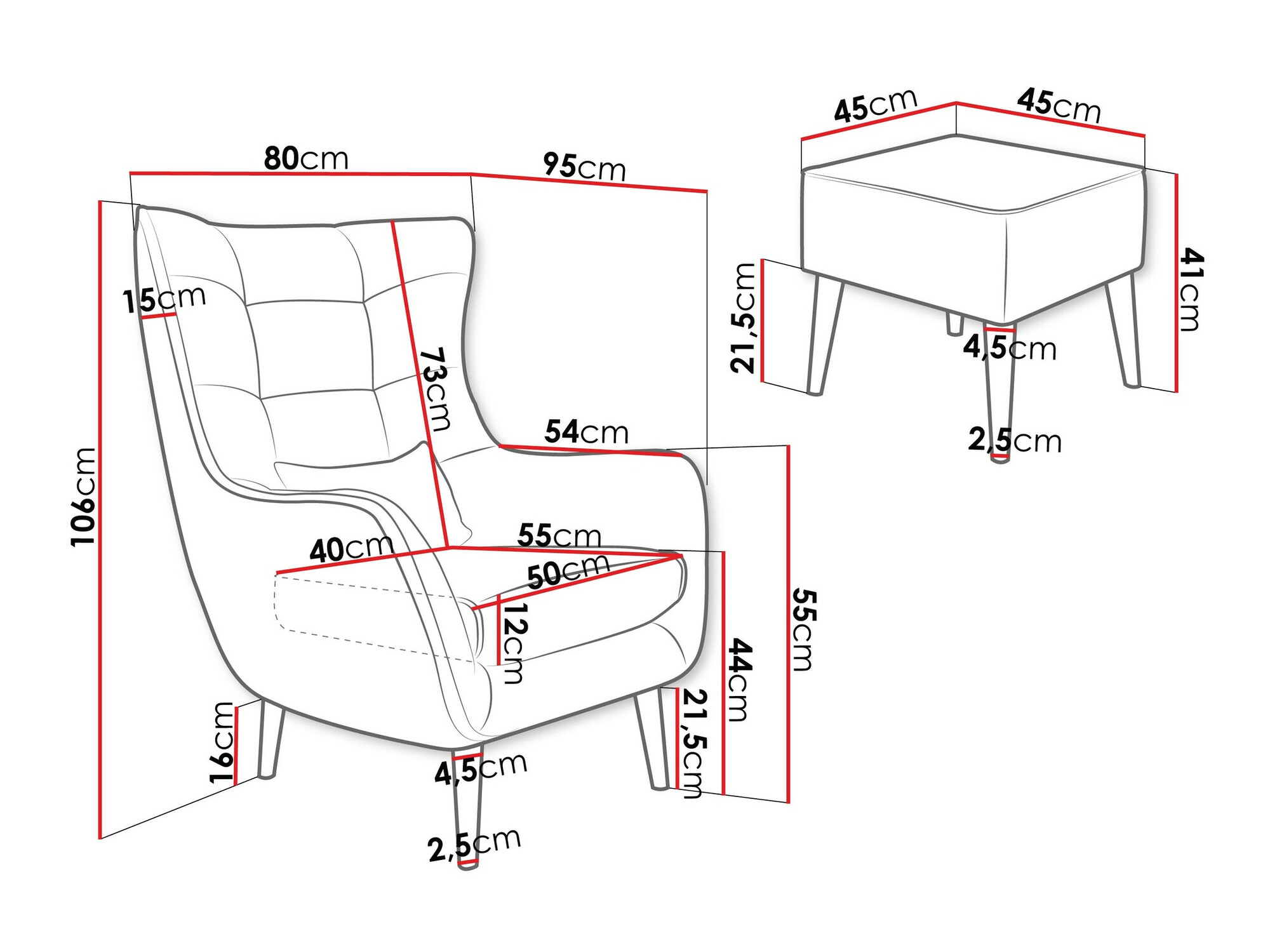 Sillón Comfivo Ulmus V (Poso 100)
