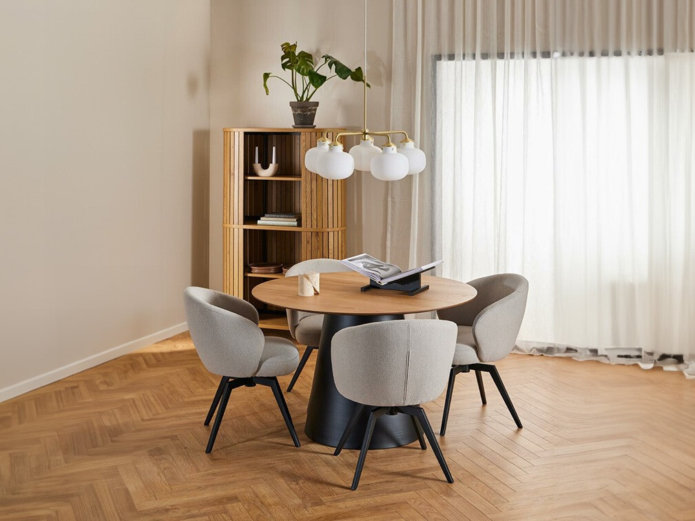 Mesa Norsica 909 (Negro + Roble)