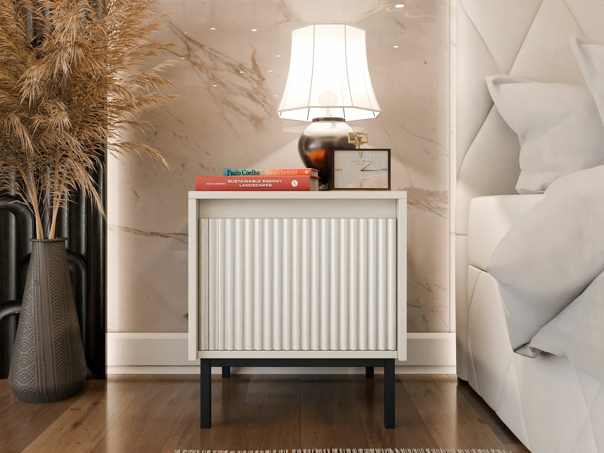 Mesilla de noche Comfivo Delruva (Cachemira)