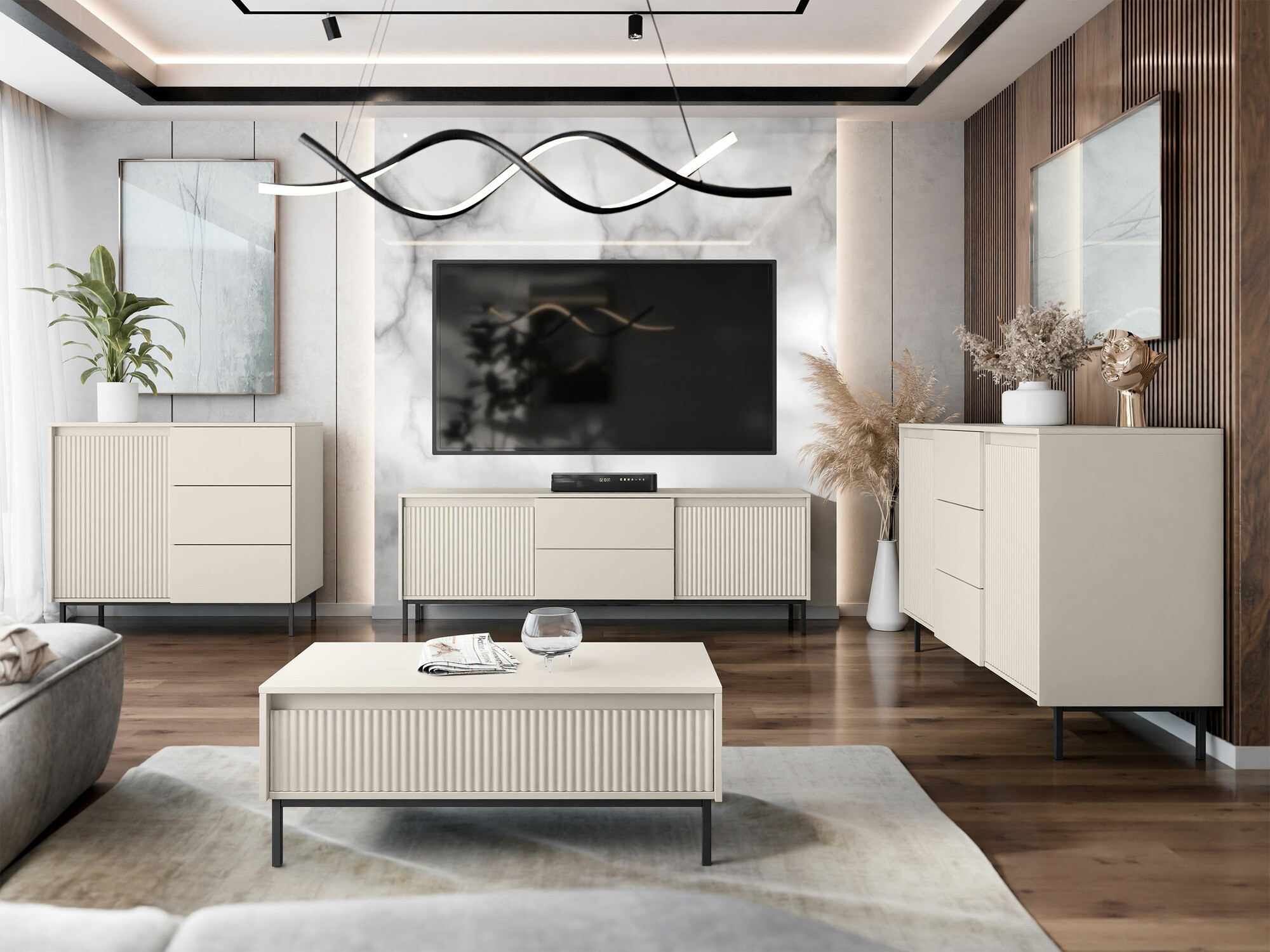 Mueble TV Comfivo Delruva 104 (Cachemira)