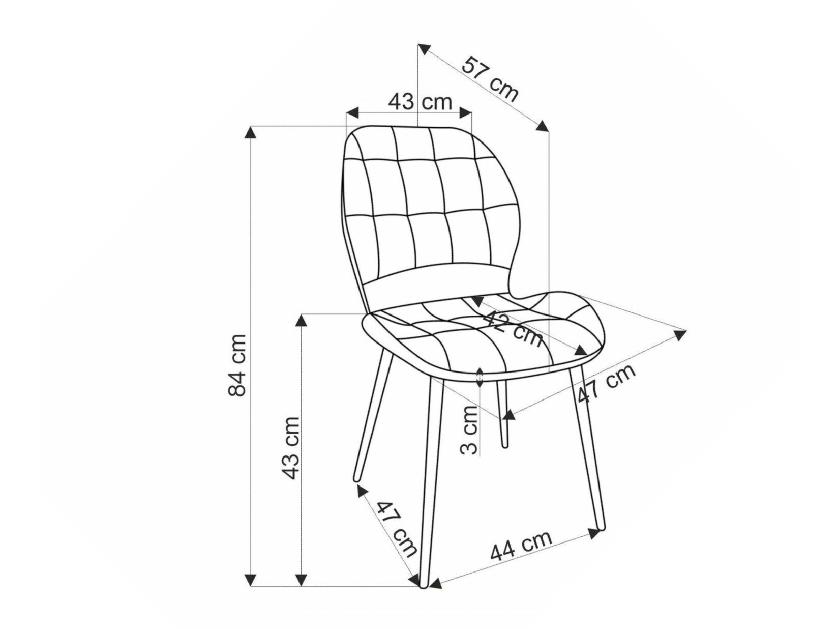 Silla Houston 1802 (Olivo claro)