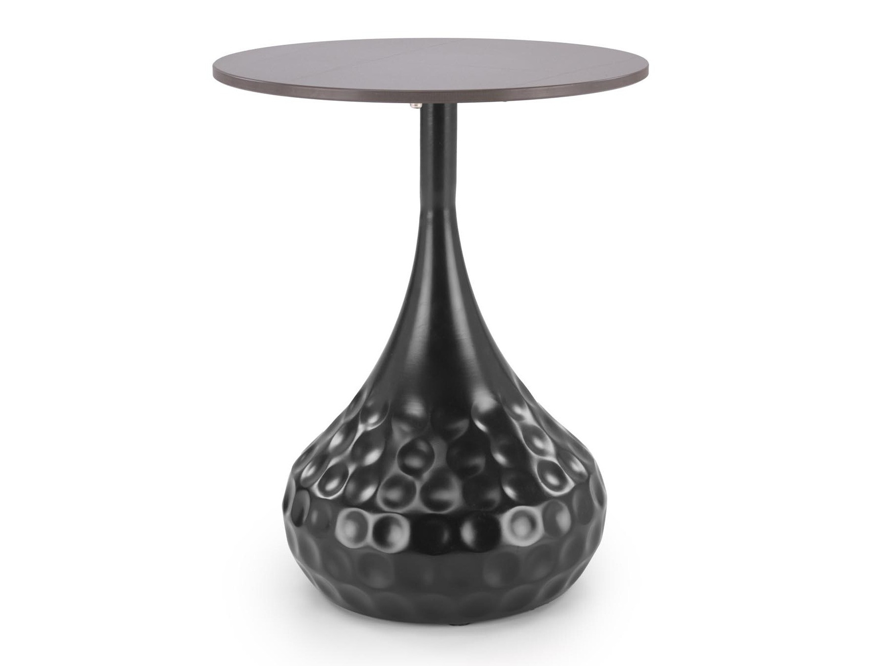 Mesa auxiliar Houston 1807 (Negro + Mármol negro)