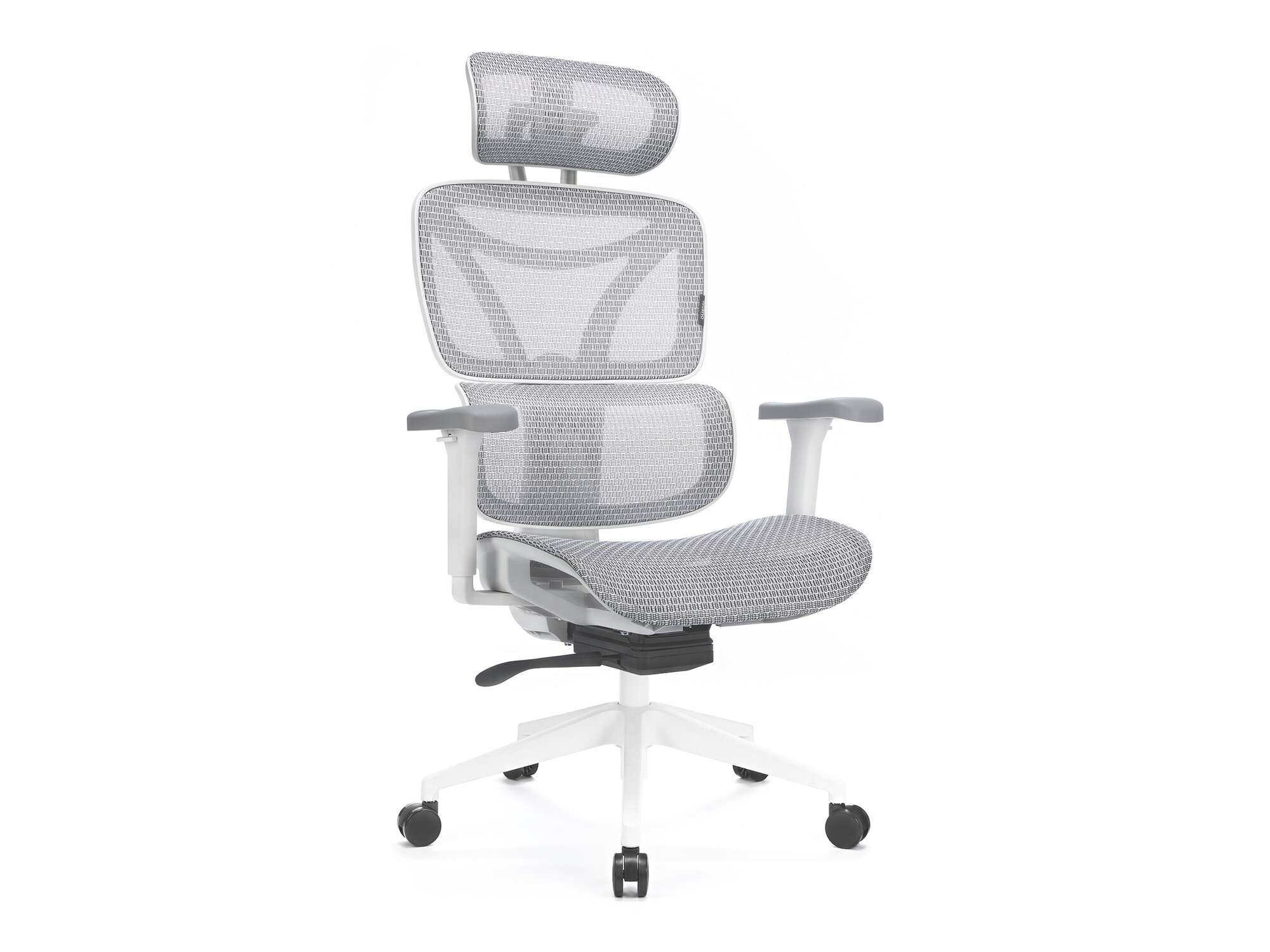 Silla de oficina Lodi 104 (Blanco + Gris)