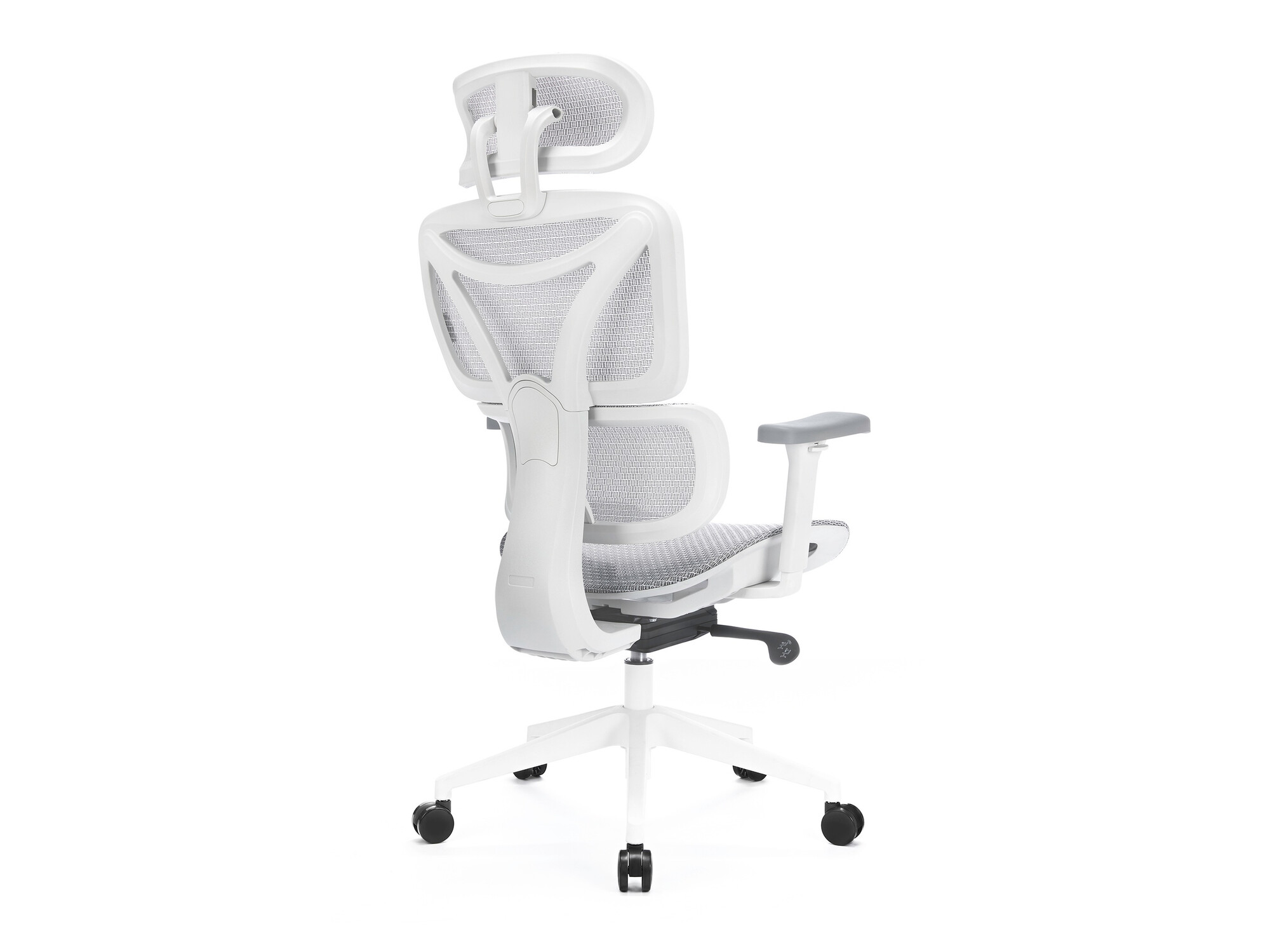 Silla de oficina Lodi 104 (Blanco + Gris)