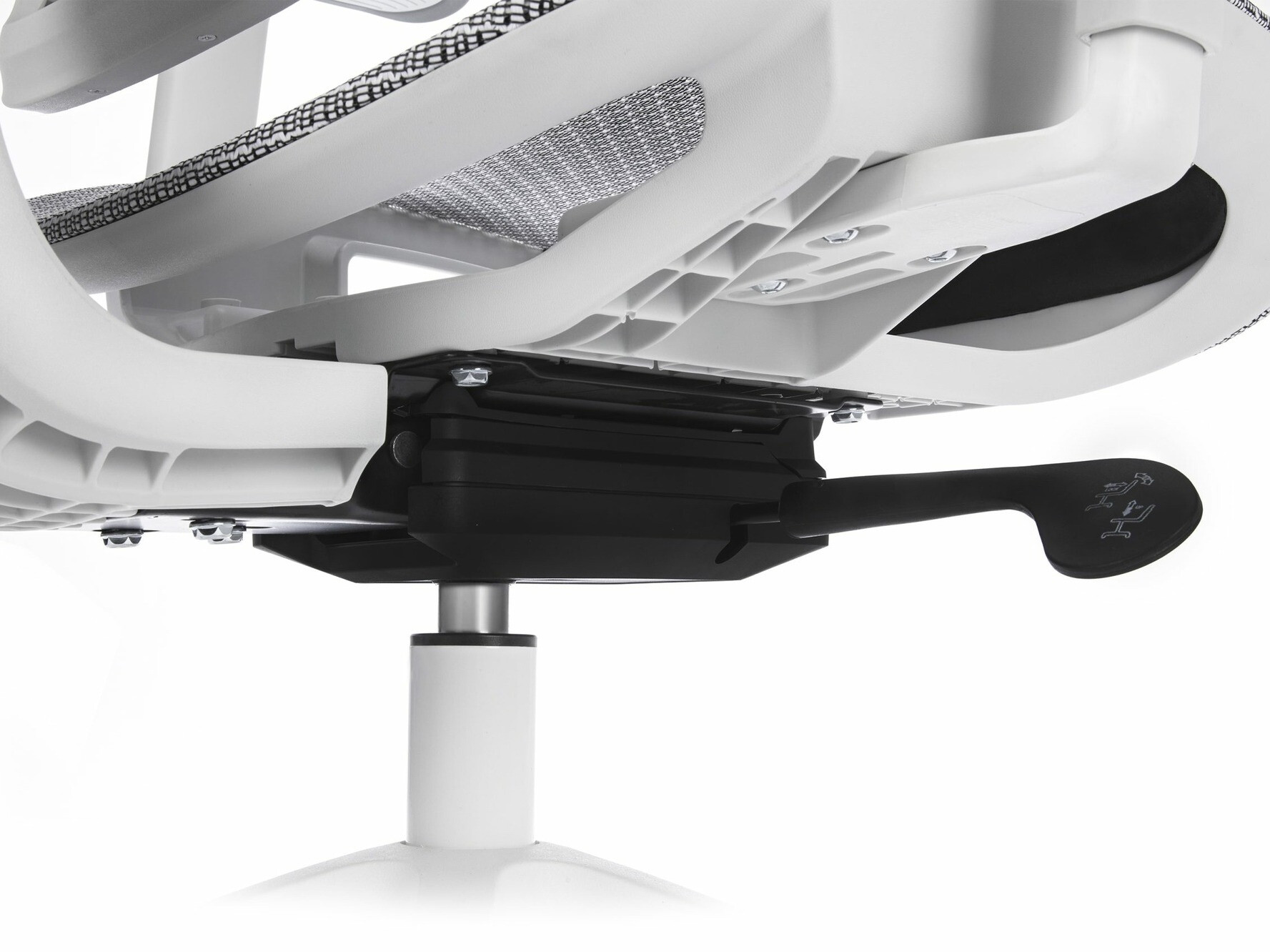 Silla de oficina Lodi 104 (Blanco + Gris)