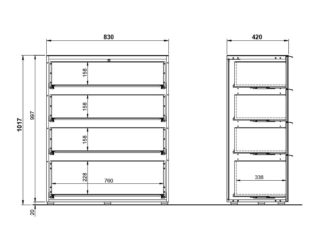 Juego de muebles Sacramento 430 (Gris brillante + Grafito)
